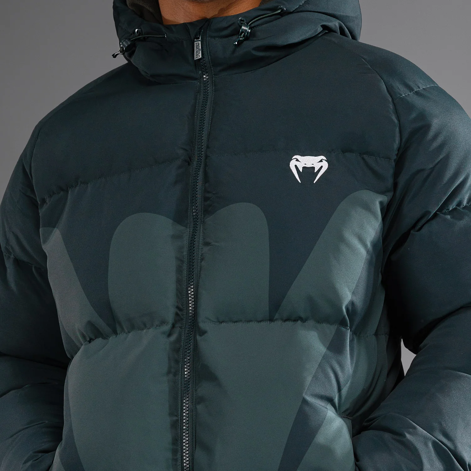 Venum Attack Down Jacket - Army Green - Image 7