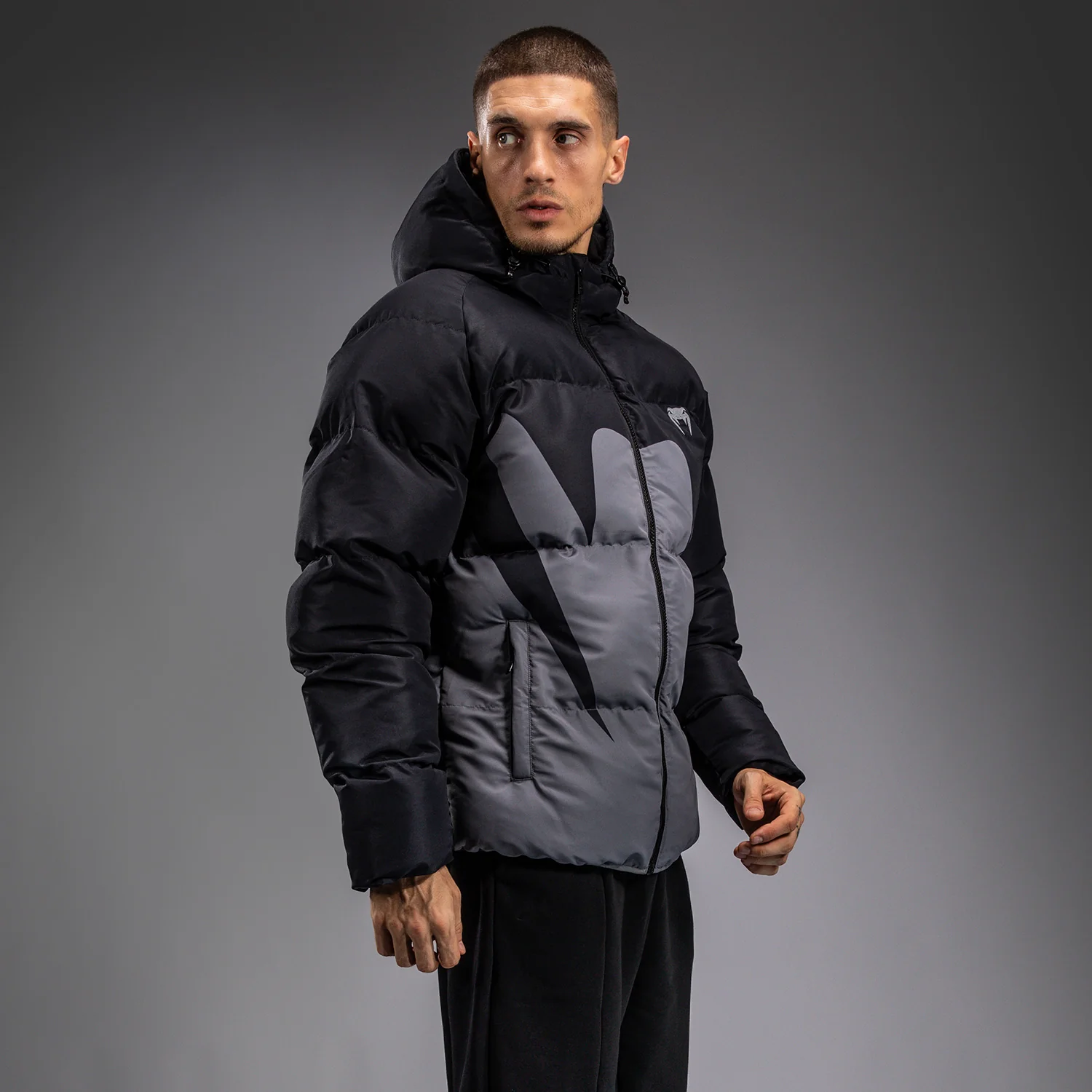 Venum Attack Down Jacket - Storm Grey - Image 2