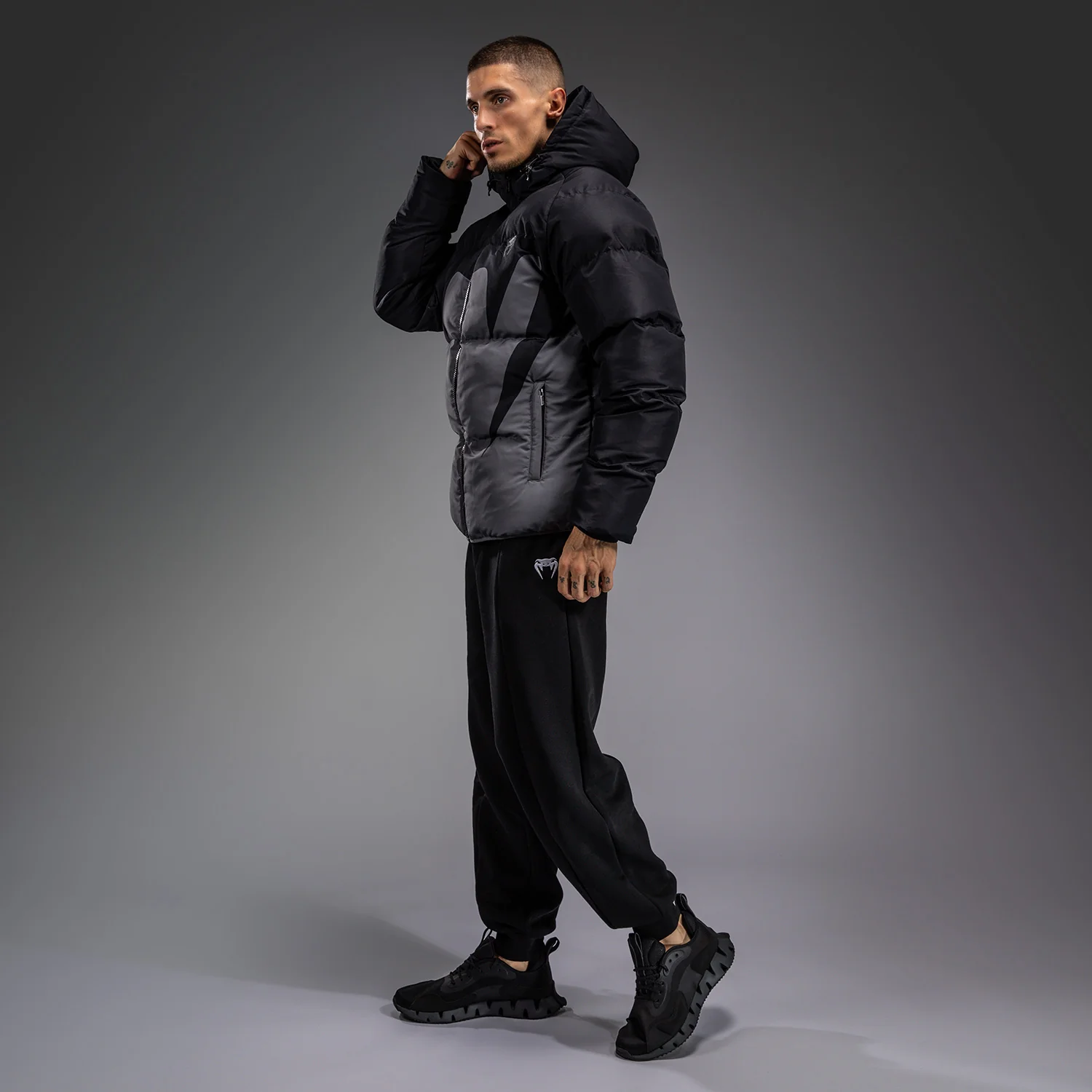 Venum Attack Down Jacket - Storm Grey - Image 3