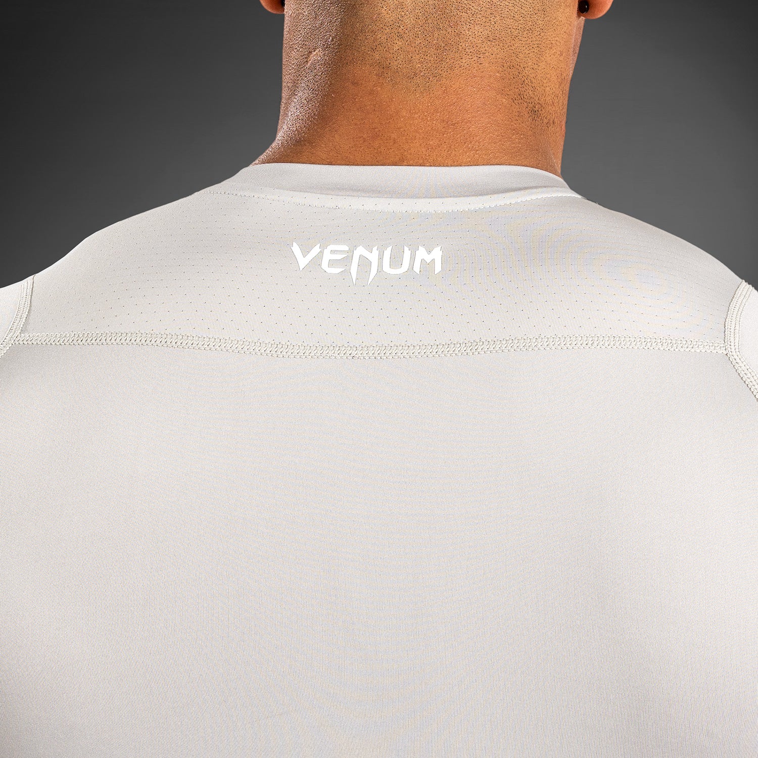 Venum Attack Men's Short Sleeve Rashguard - Sand - Image 6
