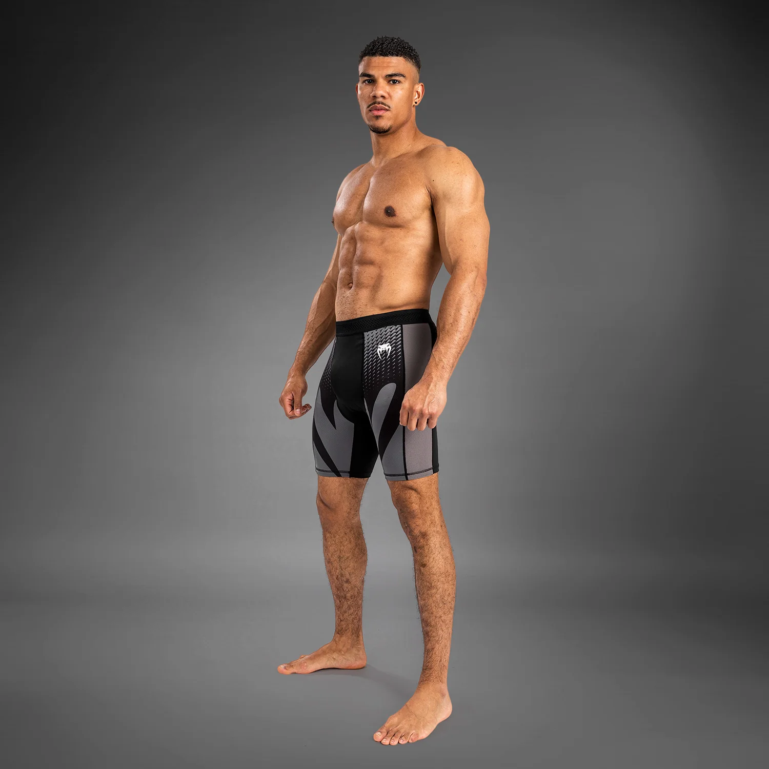 Venum Attack Men's Vale Tudo Short - Black - Image 3