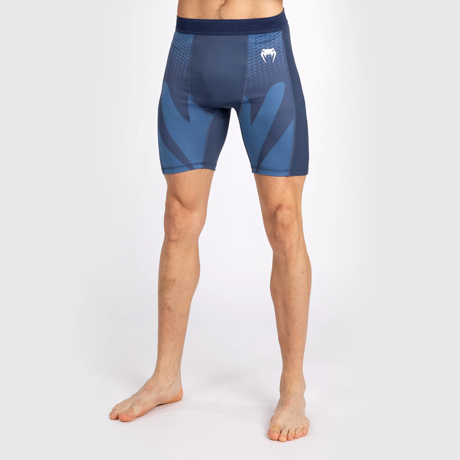 Venum Attack Men's Vale Tudo Short - Navy Blue