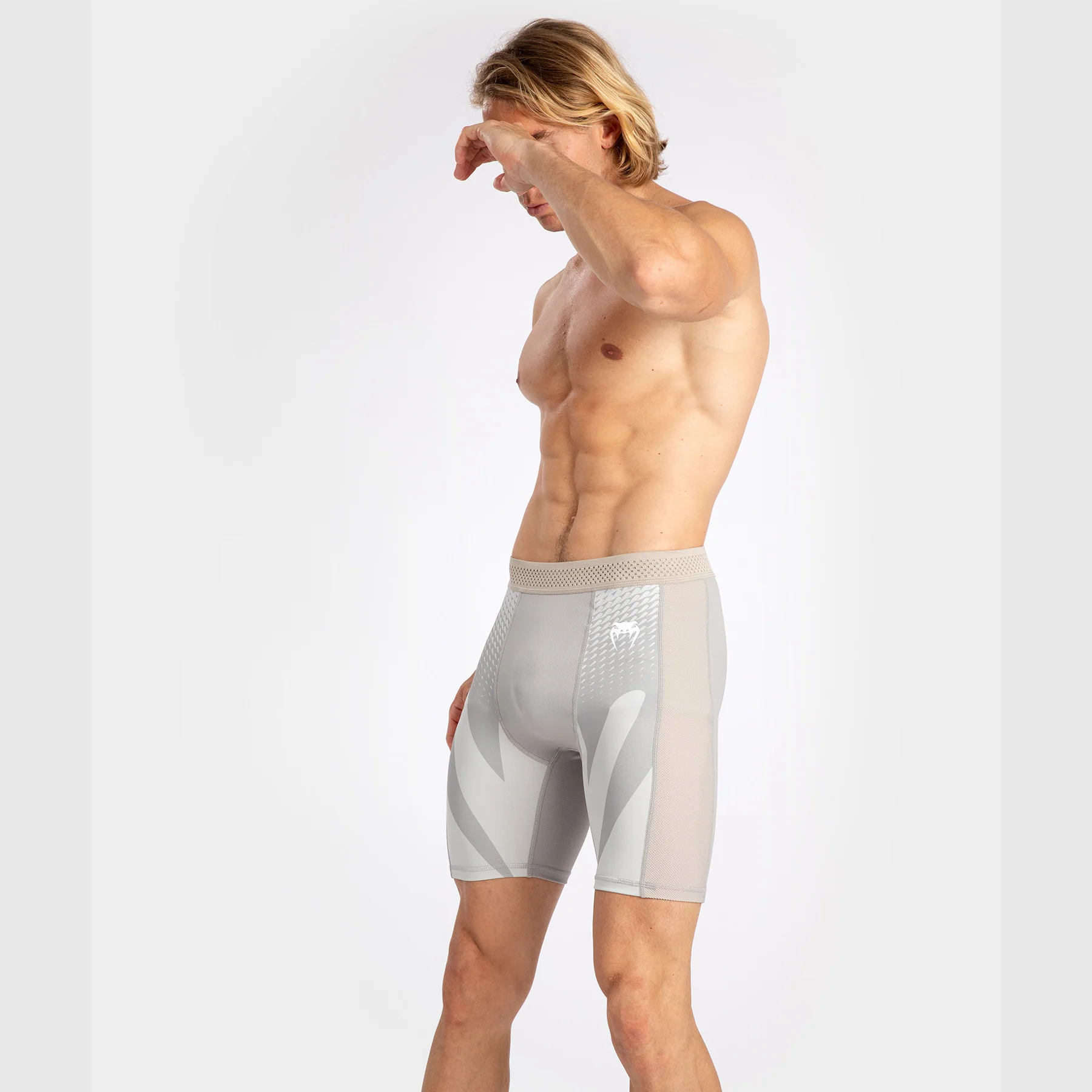 Venum Attack Men's Vale Tudo Short - Sand - Image 3