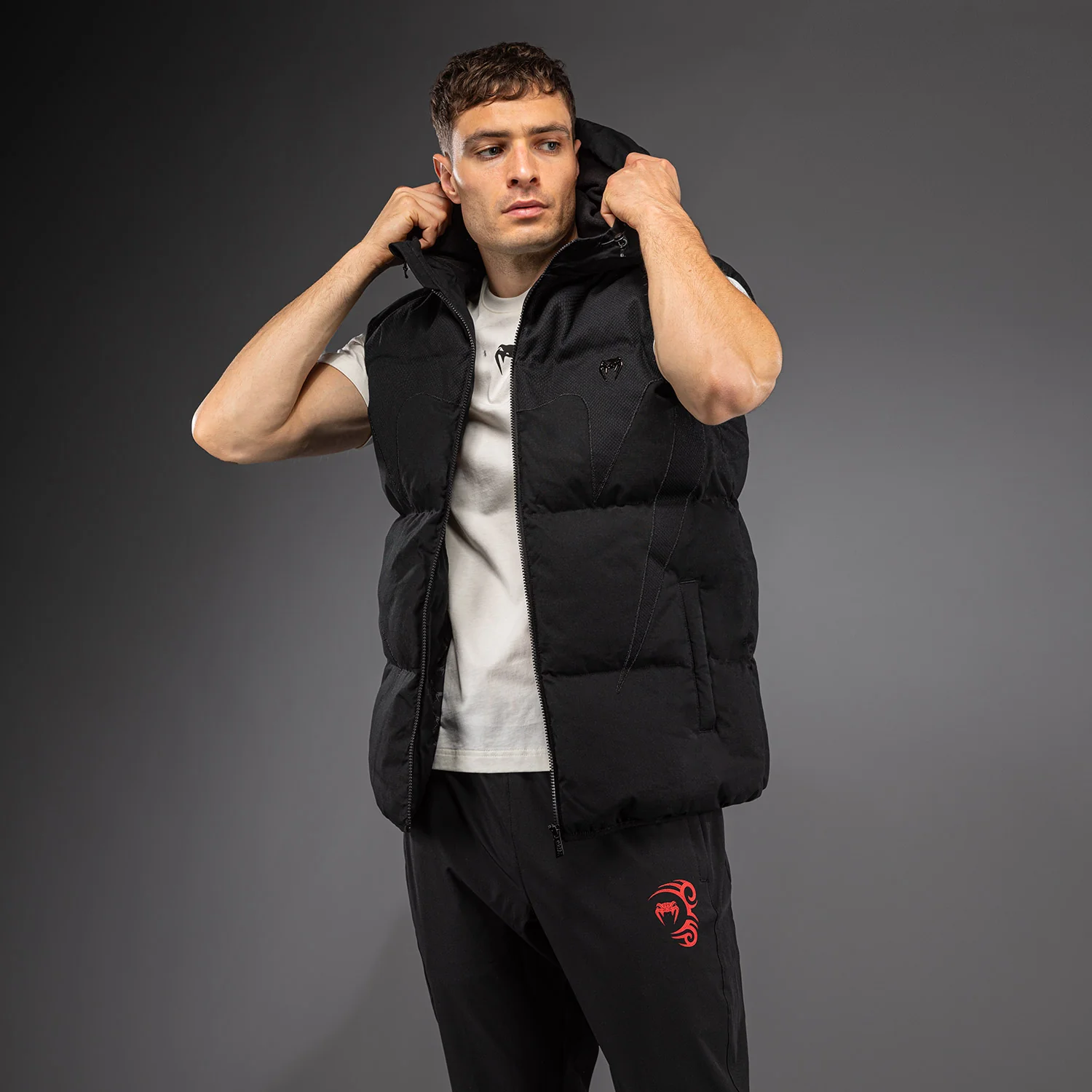 Venum Attack Urban Gi Down Vest - Black - Image 3