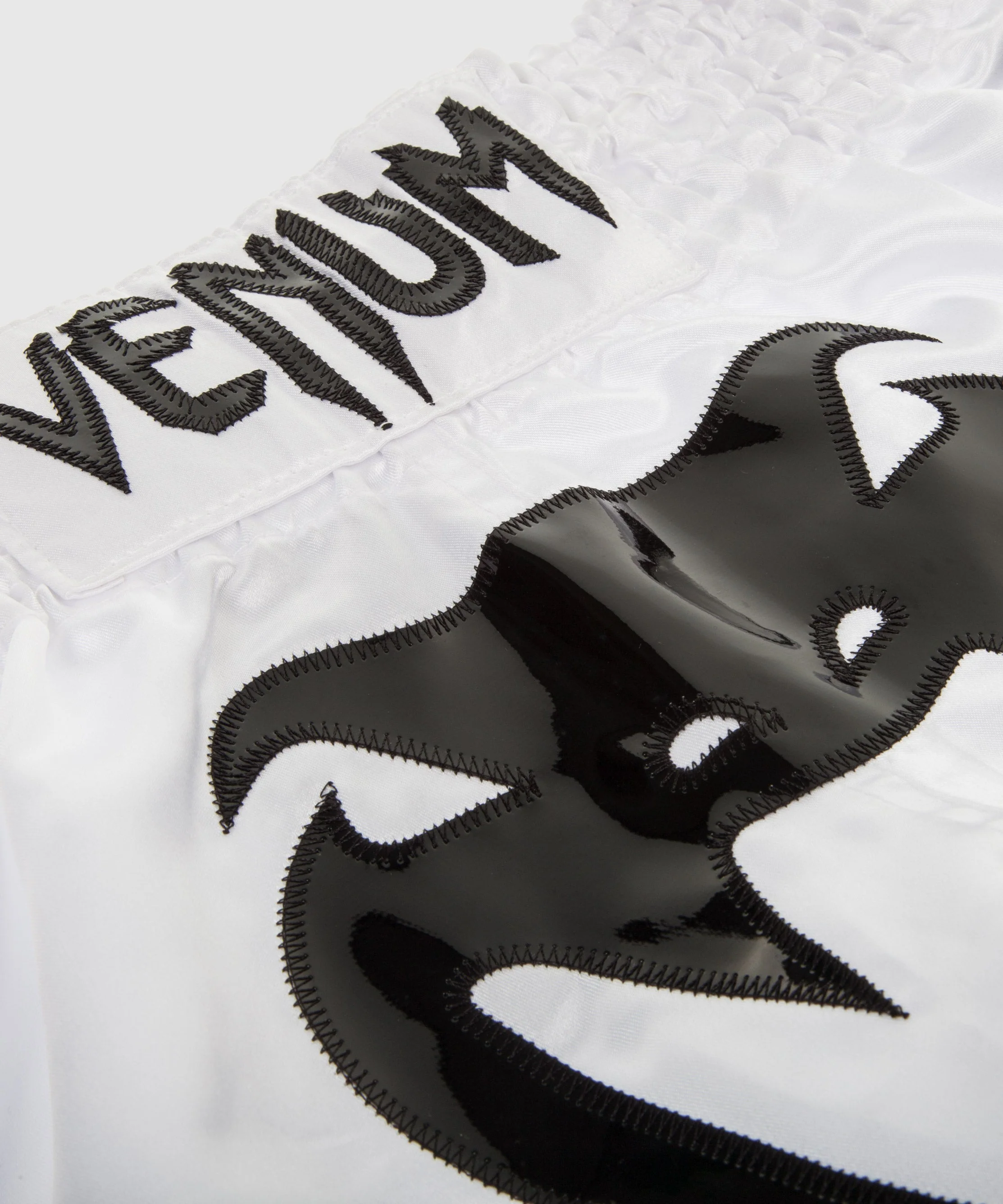 Venum Bangkok Inferno Muay Thai Shorts - Ice/Black - Image 4