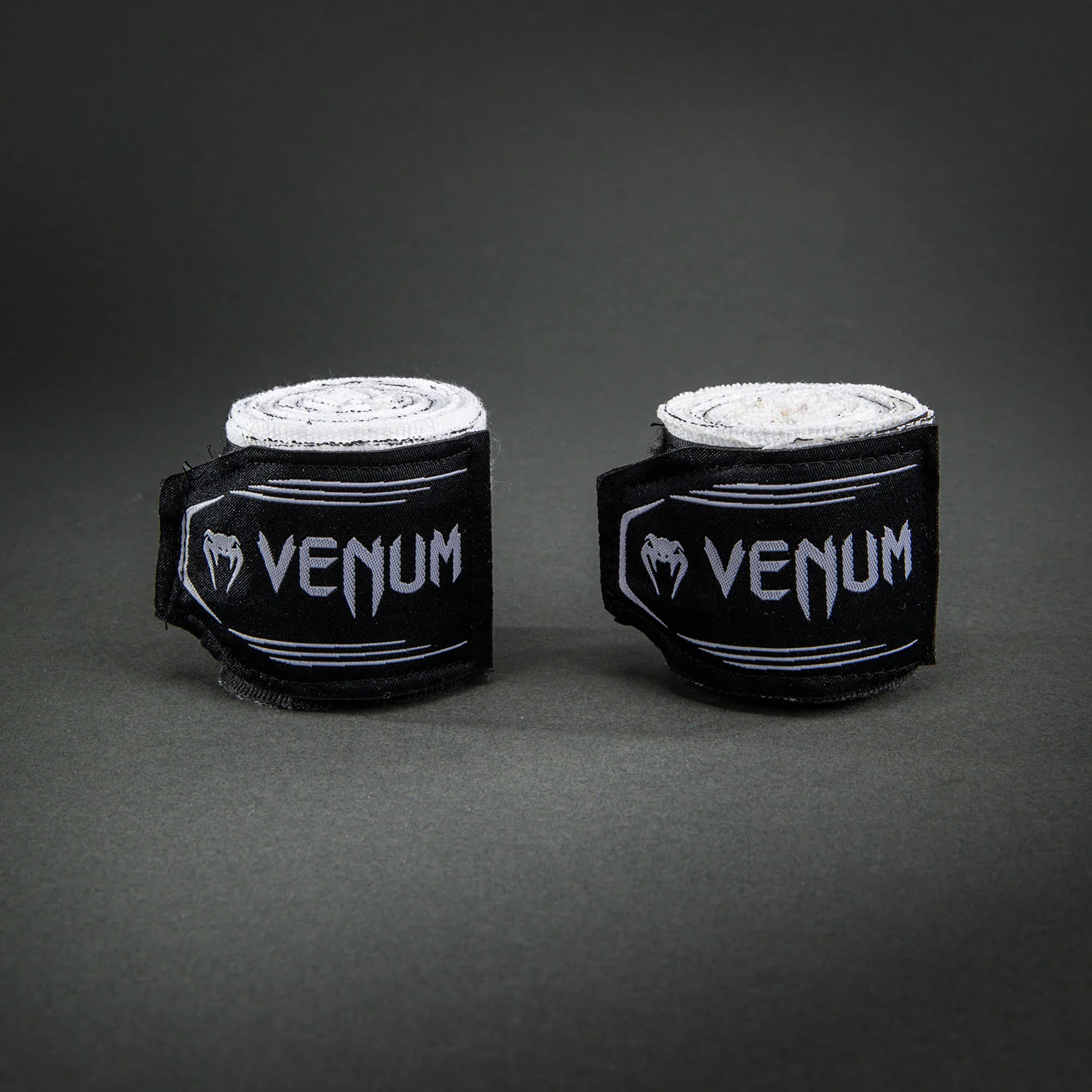Venum Kontact Evo Bats Night Handwraps - Black/White - Image 2