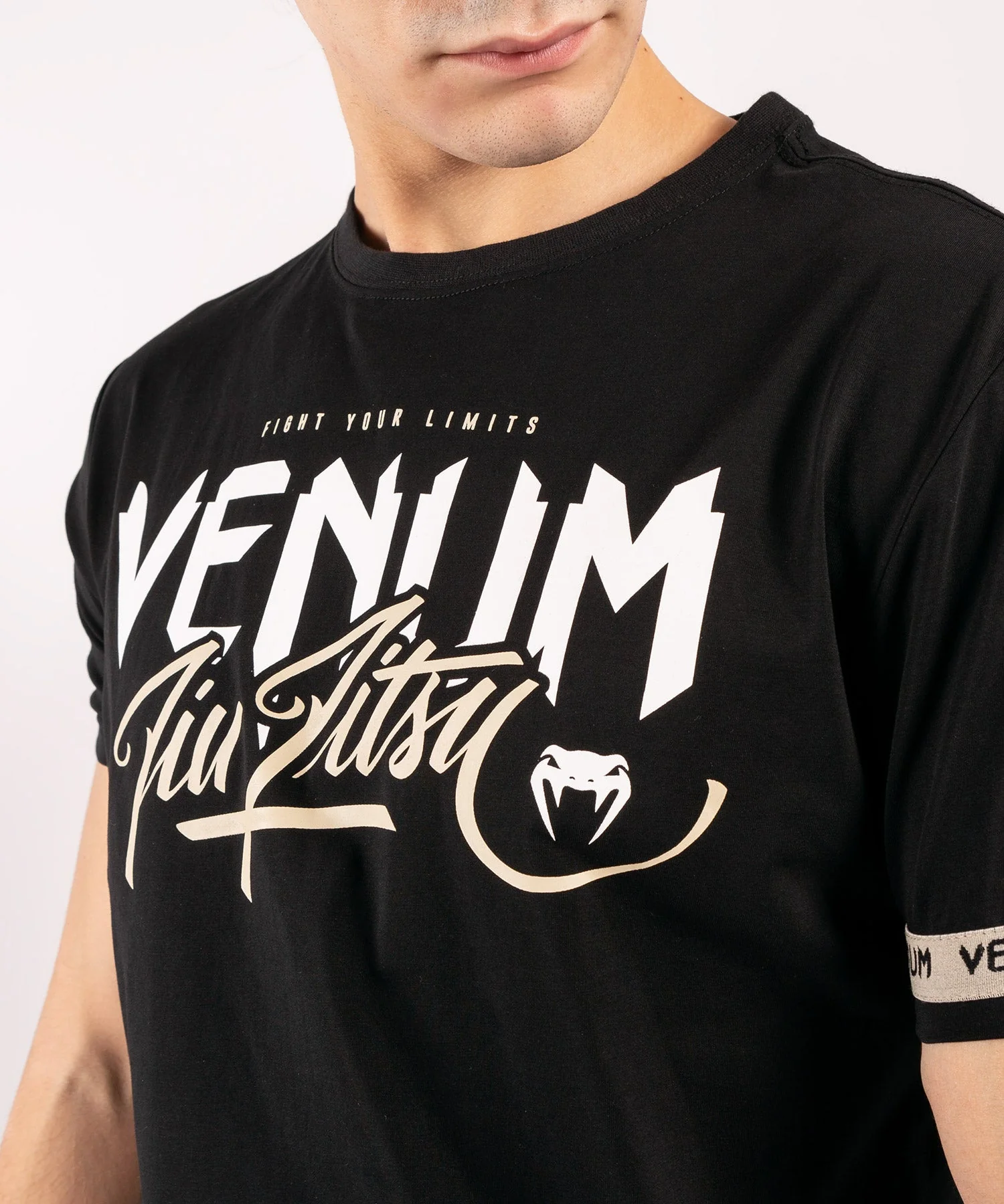 Venum BJJ Classic 20 T-Shirt Black/Sand - Image 5