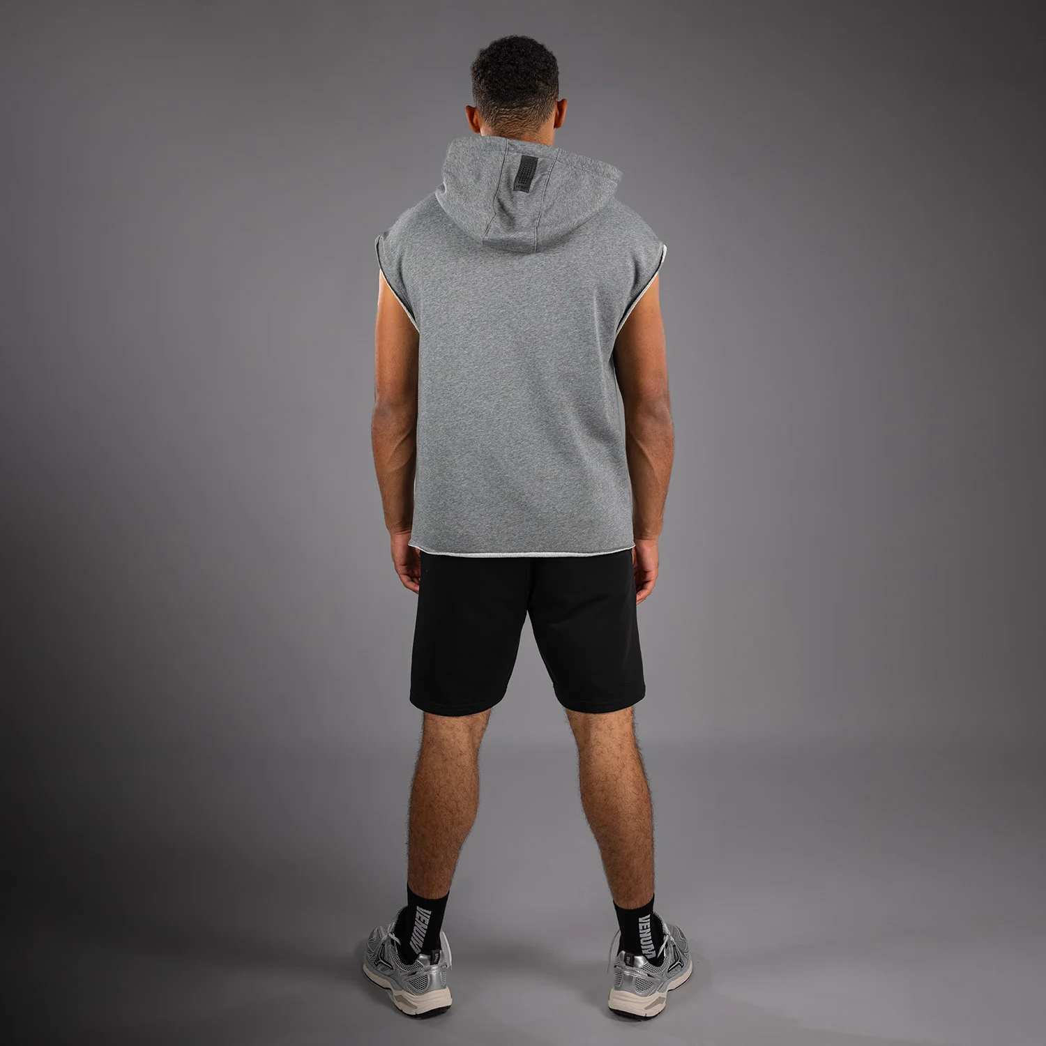 Venum Boxing VT Sleeveless Hoodie - Heather Grey - Image 3
