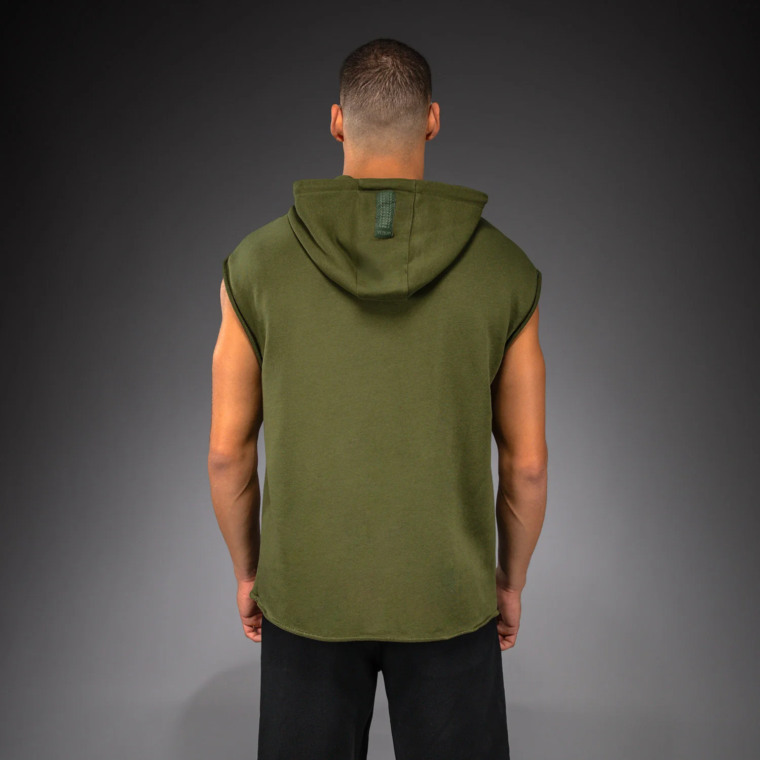 Venum Boxing VT Sleeveless Hoodie - Military Green - Image 4