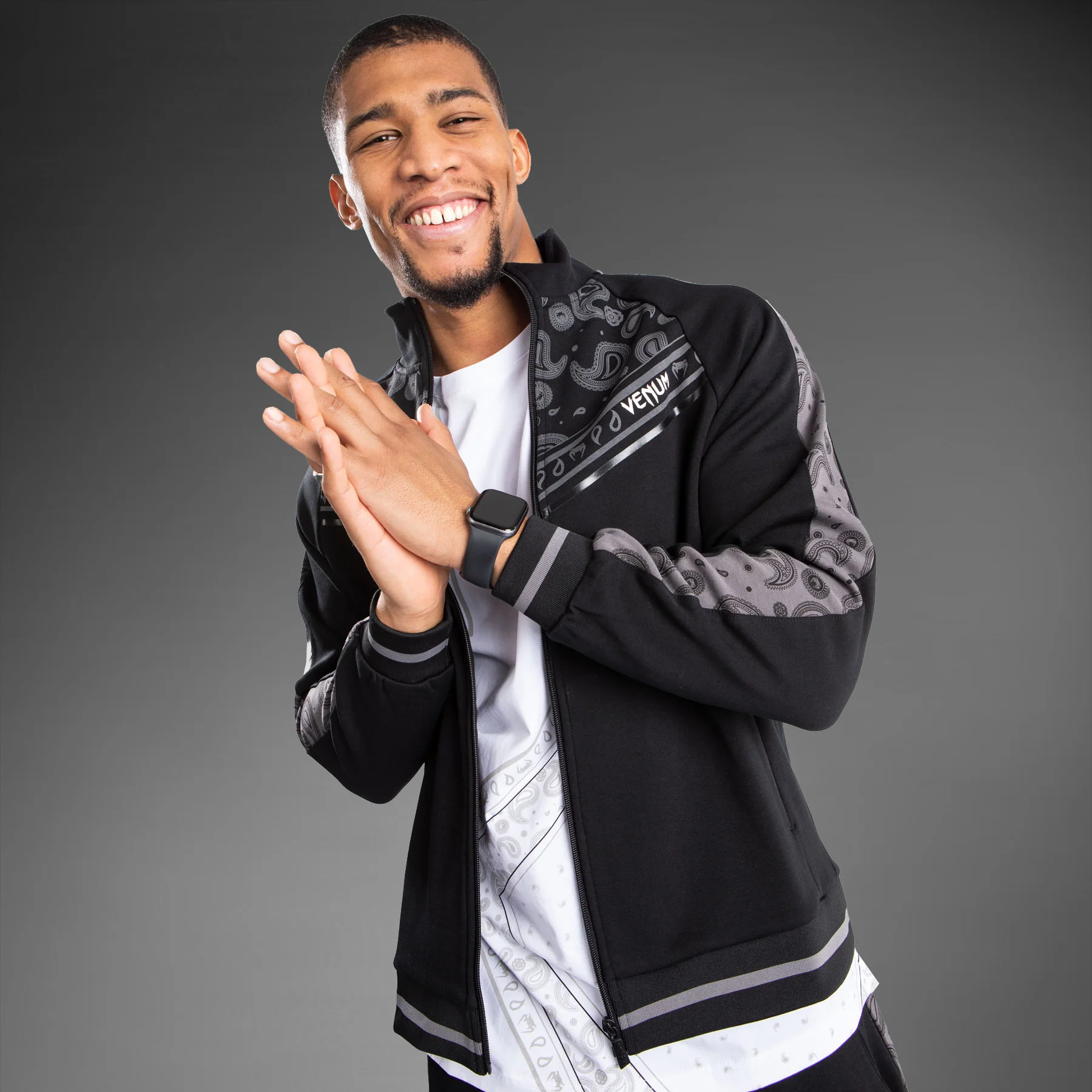 Venum Cali 34 Track Jacket - Black - Image 5