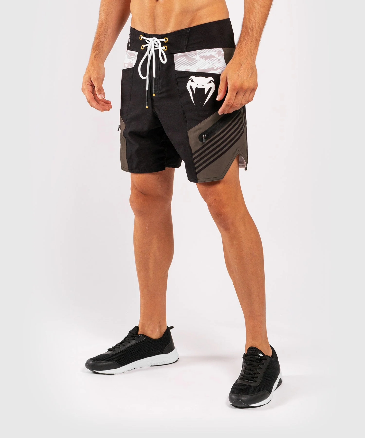 Venum Cargo Boardshorts - Black/Grey - Image 2