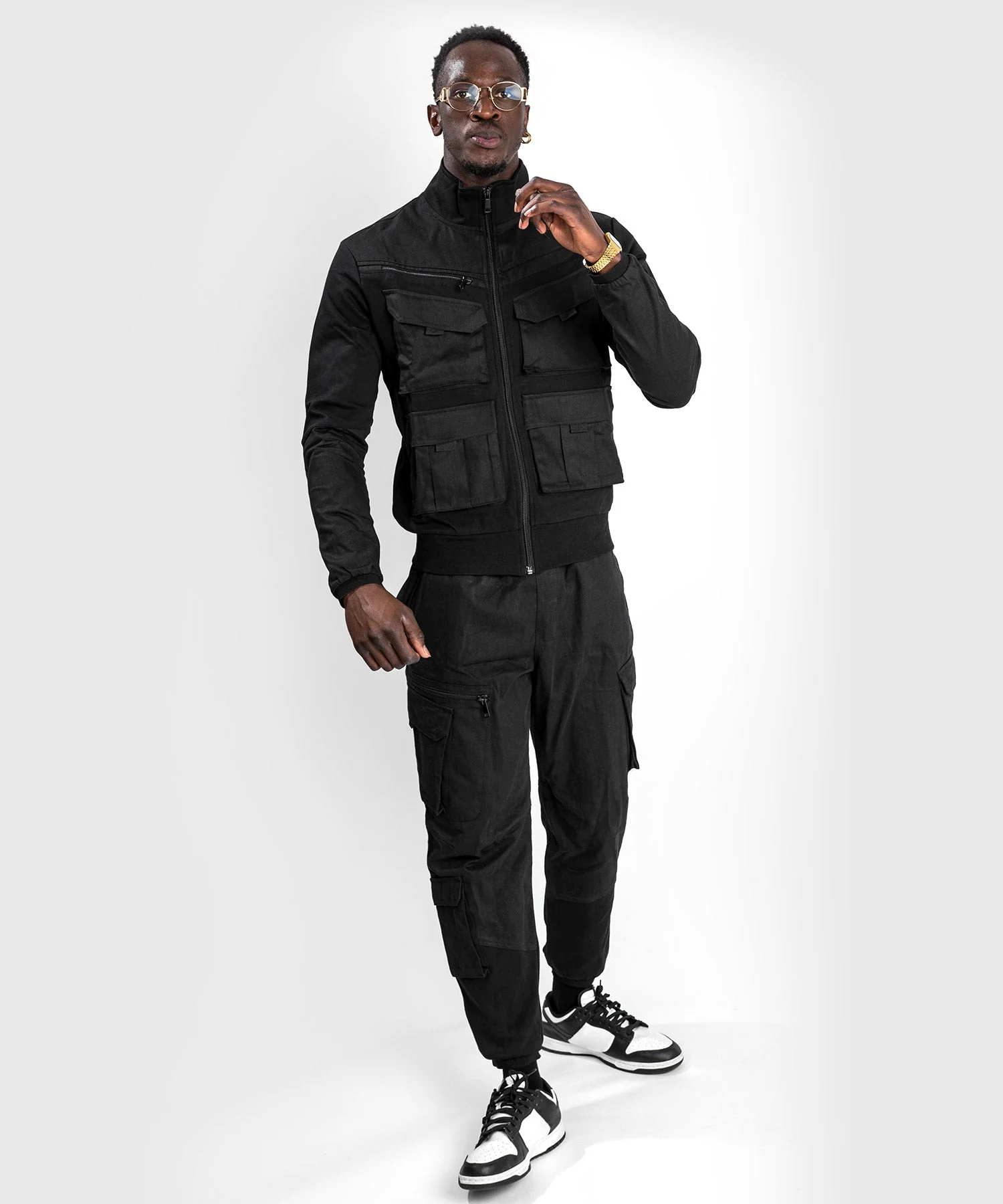 Venum Cargo Track Jacket - Black - Image 2