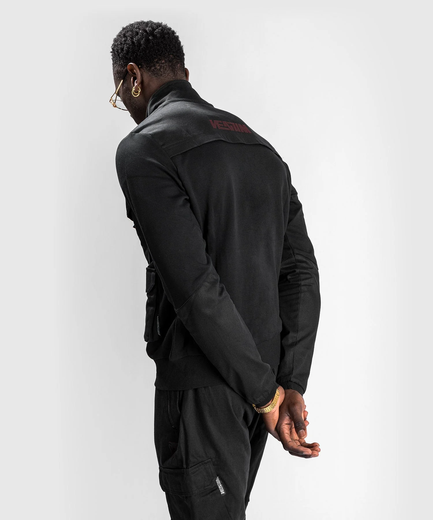 Venum Cargo Track Jacket - Black - Image 5
