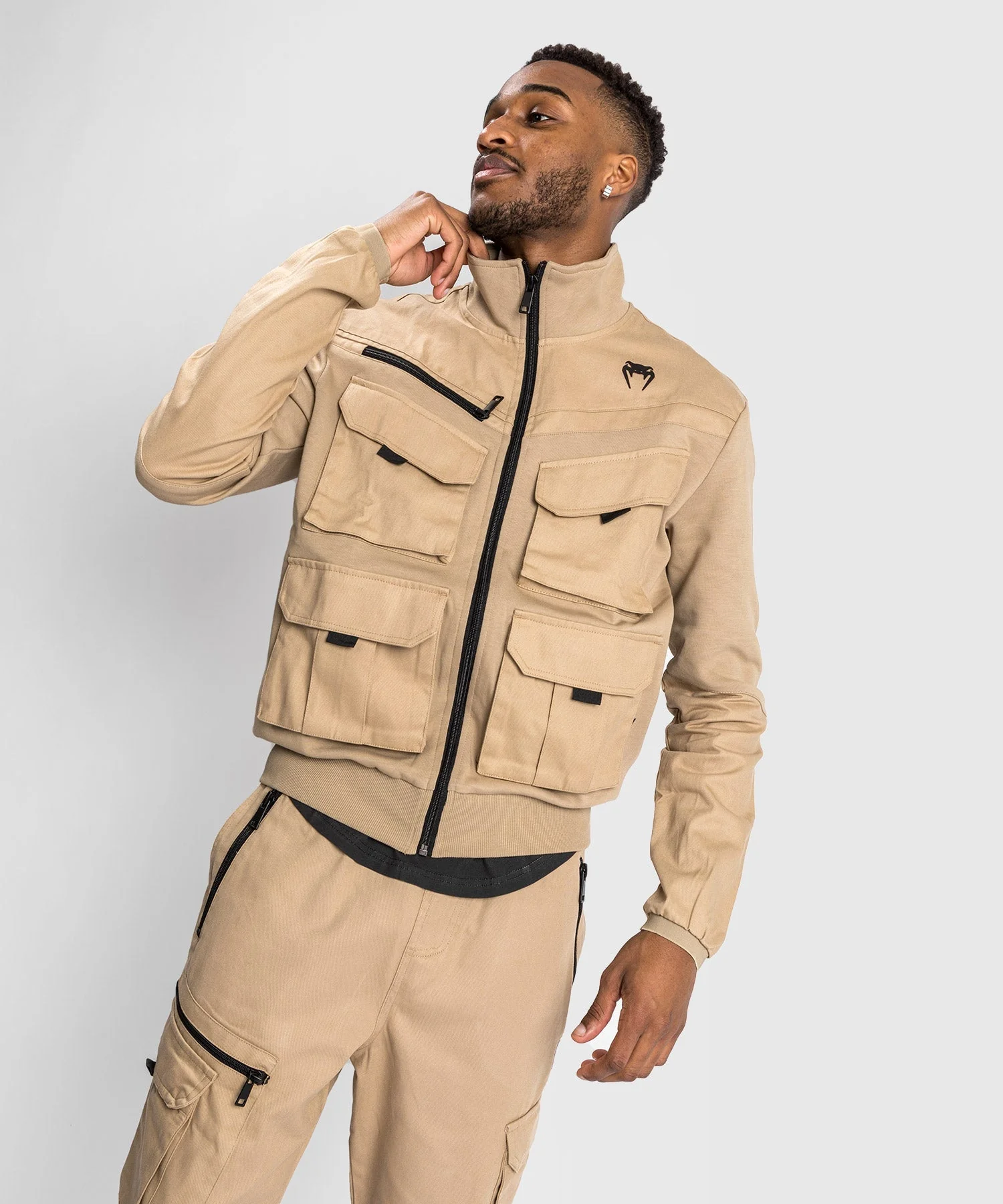 Venum Cargo Track Jacket - Sand - Image 2
