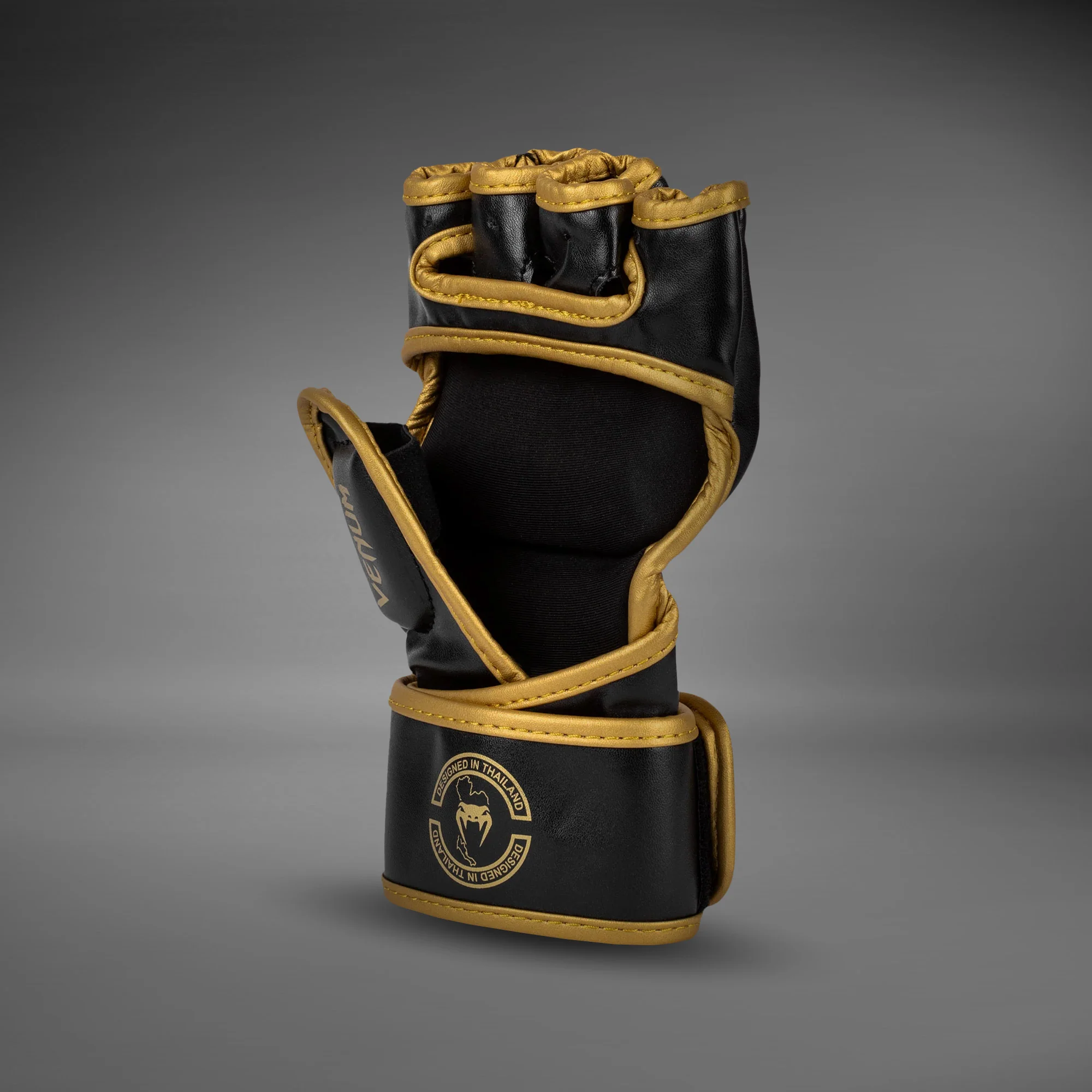 Venum Challenger 2.0 MMA Gloves - Black/Gold - Image 2