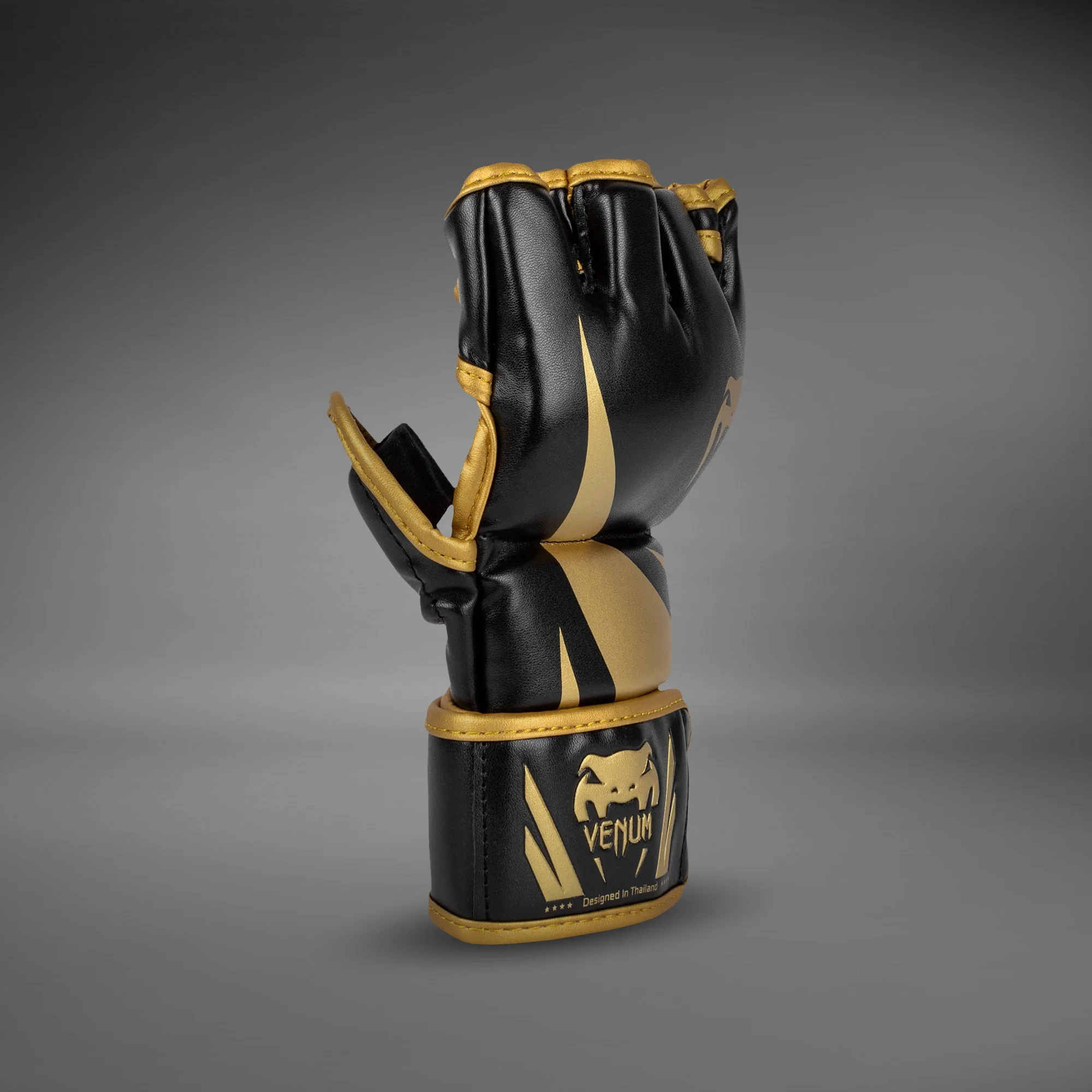 Venum Challenger 2.0 MMA Gloves - Black/Gold - Image 3