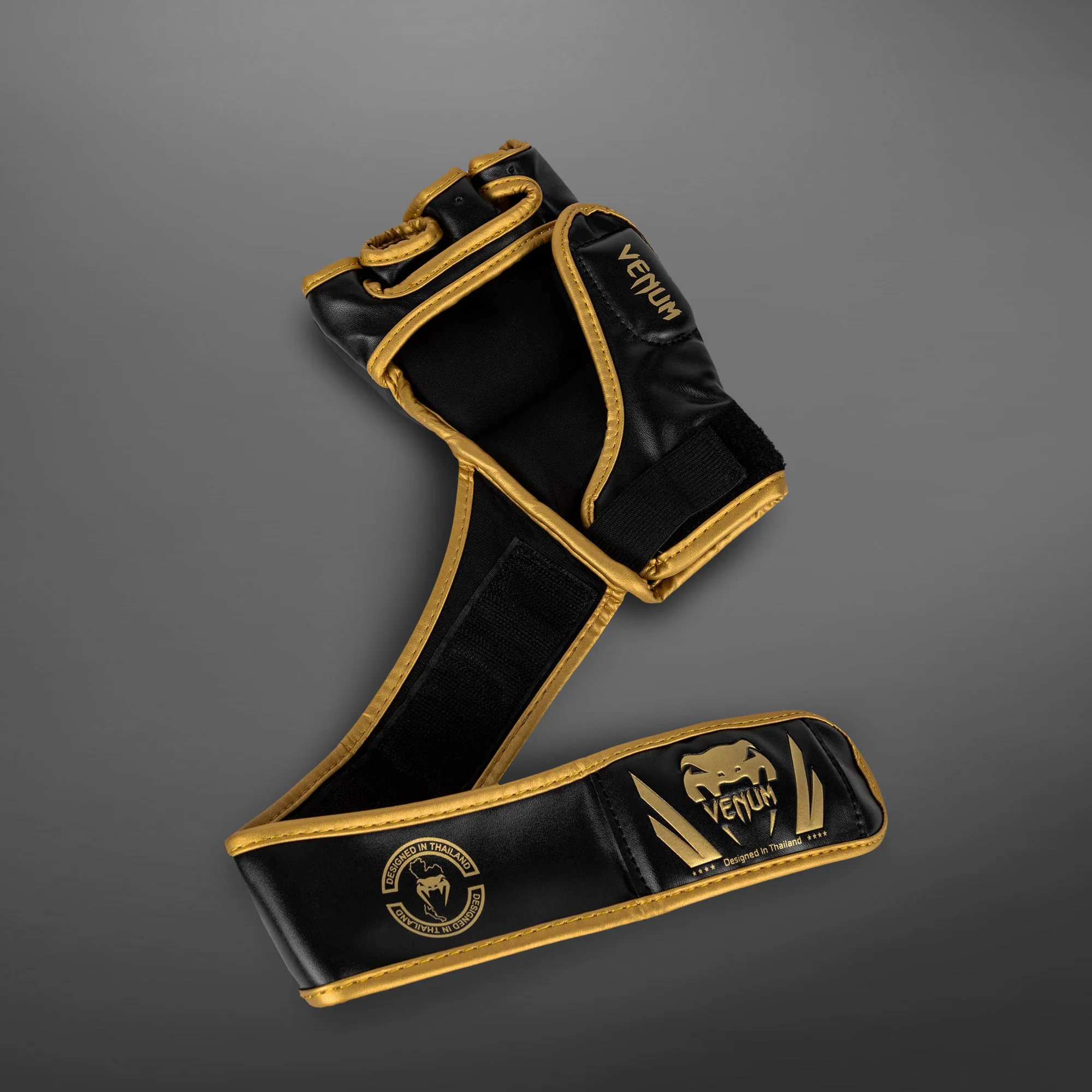 Venum Challenger 2.0 MMA Gloves - Black/Gold - Image 4