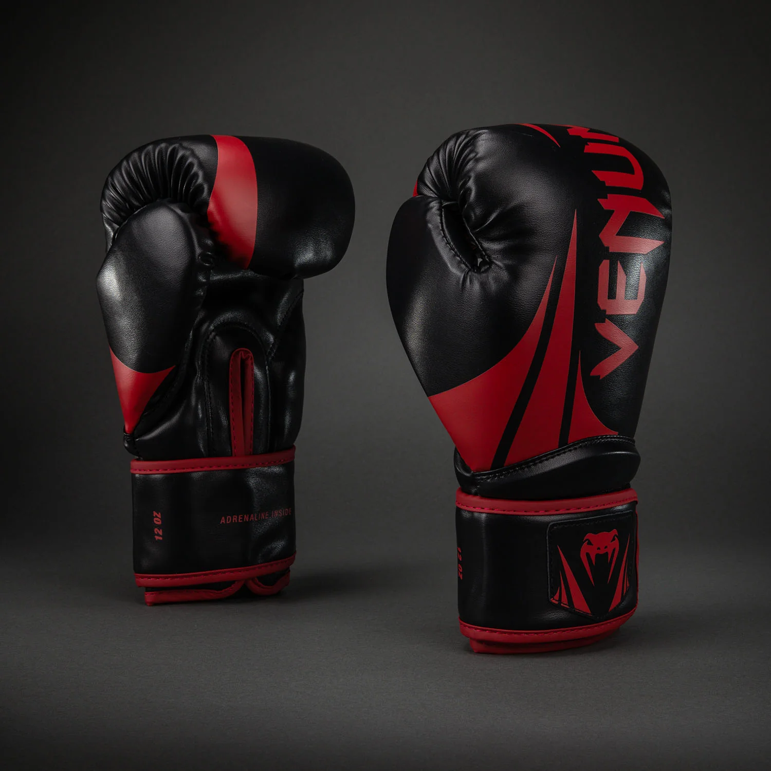 Venum Challenger 2.5 Boxing Gloves – Black/Red - Image 2