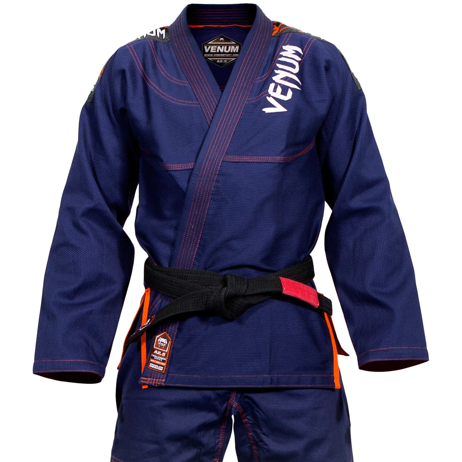 Venum Challenger 3.0 BJJ GI - Navy Blue/Orange