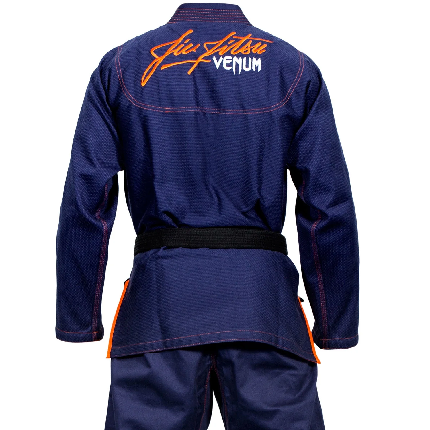 Venum Challenger 3.0 BJJ GI - Navy Blue/Orange - Image 2