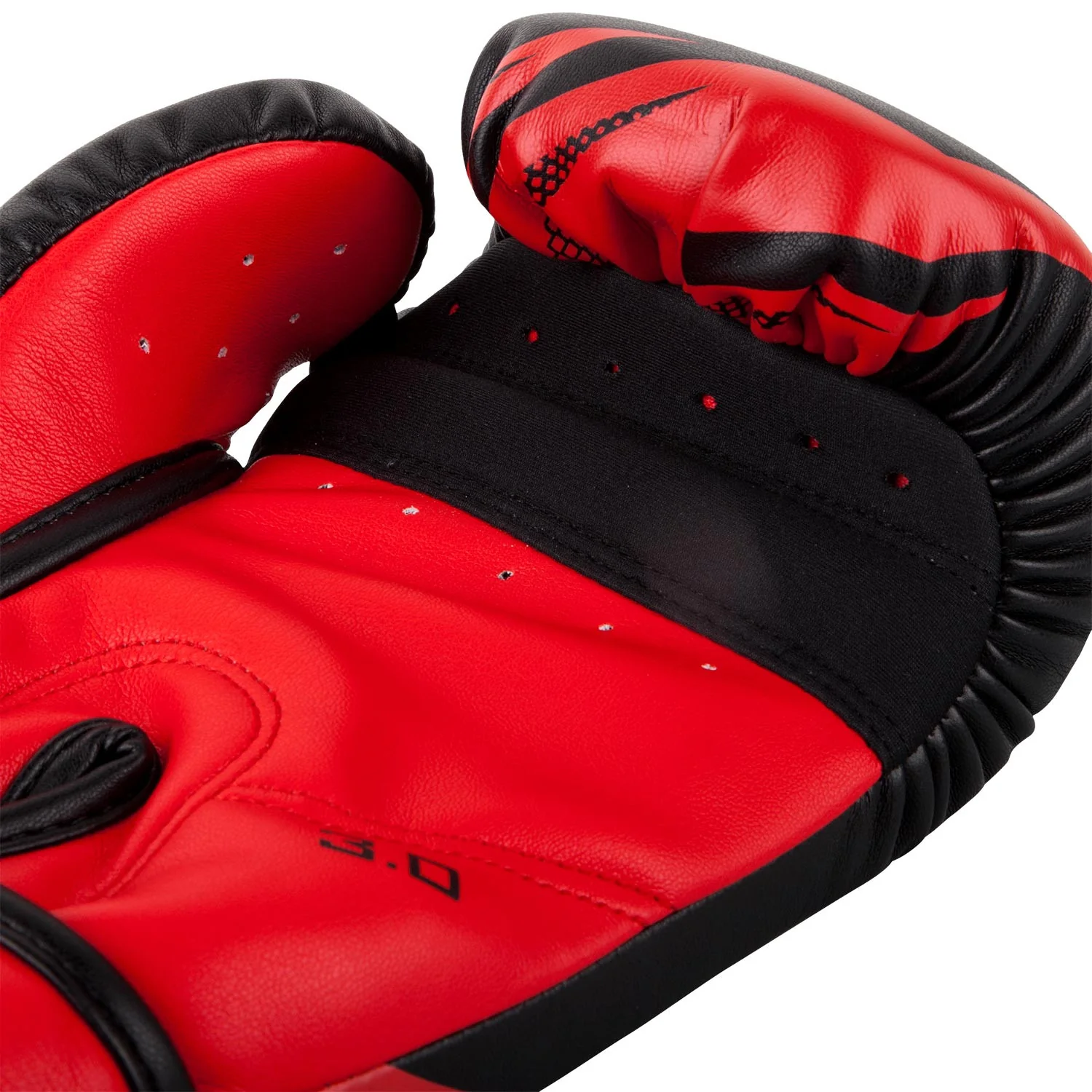 Venum Challenger 3.0 Boxing Gloves - Black/Red - Image 3