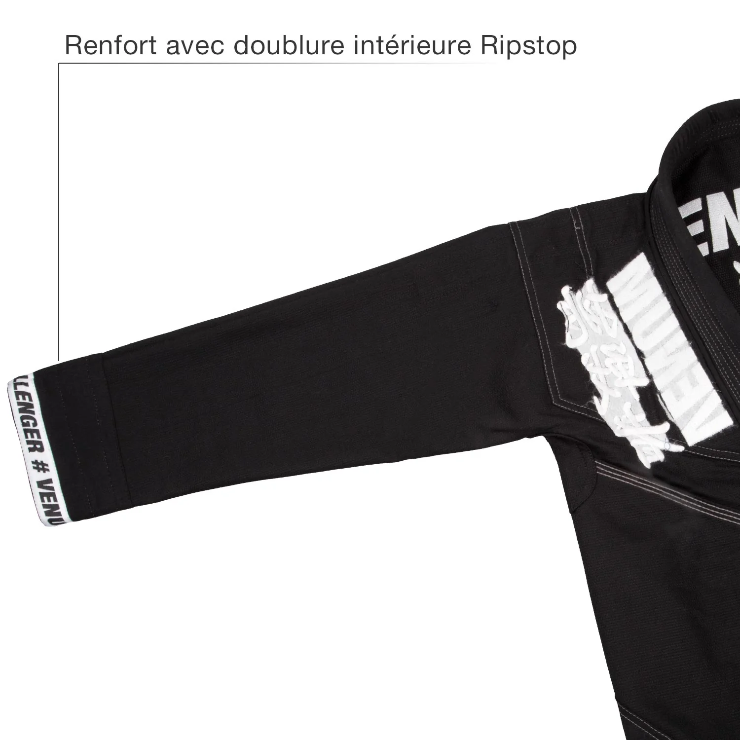 Venum Challenger 4.0 BJJ Gi - (Bag Included) - Black - Image 10