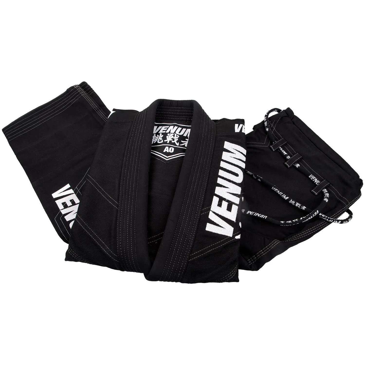 Venum Challenger 4.0 BJJ Gi - (Bag Included) - Black - Image 8