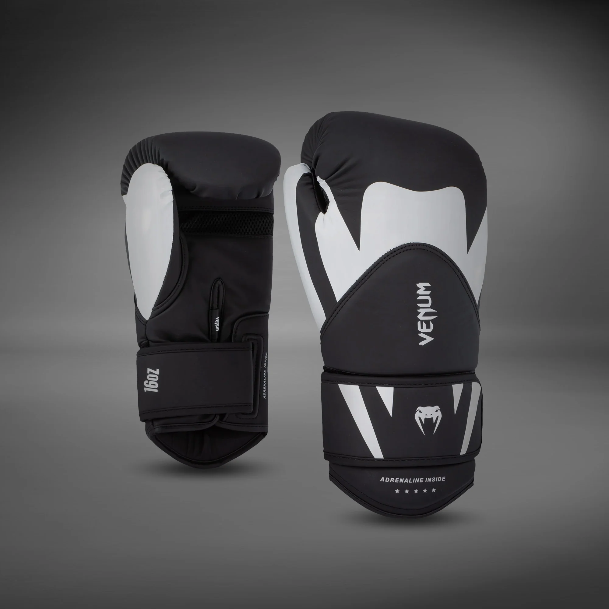 Venum Challenger 4.0 Boxing Gloves - Black/White - Image 6