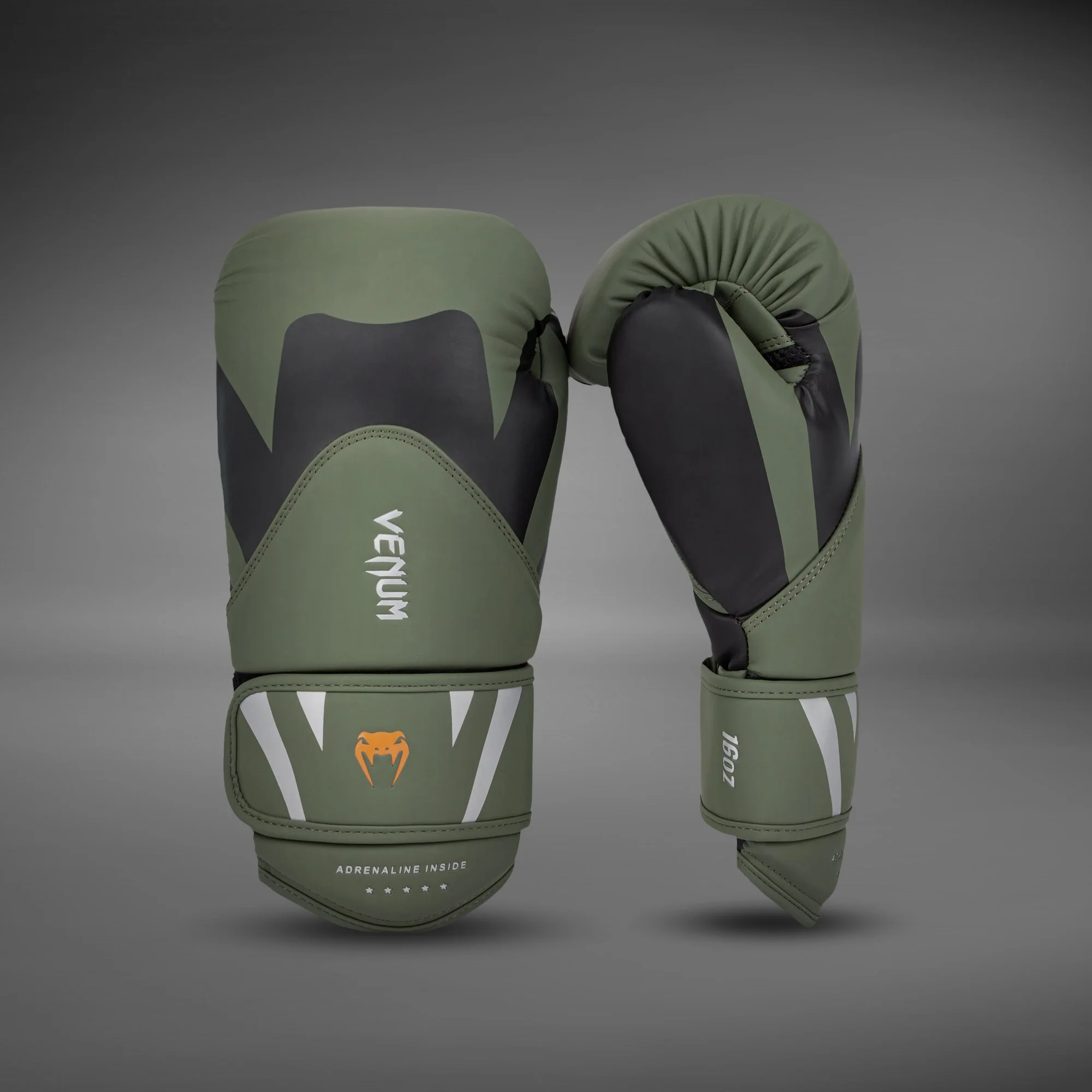 Venum Challenger 4.0 Boxing Gloves - Khaki/Black - Image 2