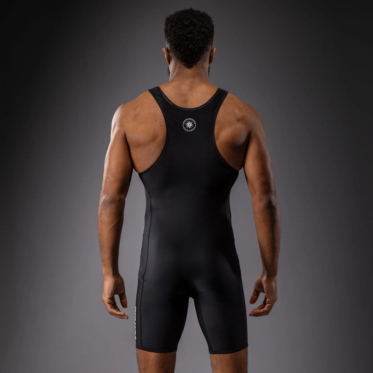 Venum Challenger Men's Wrestling Singlet - Black - Image 4