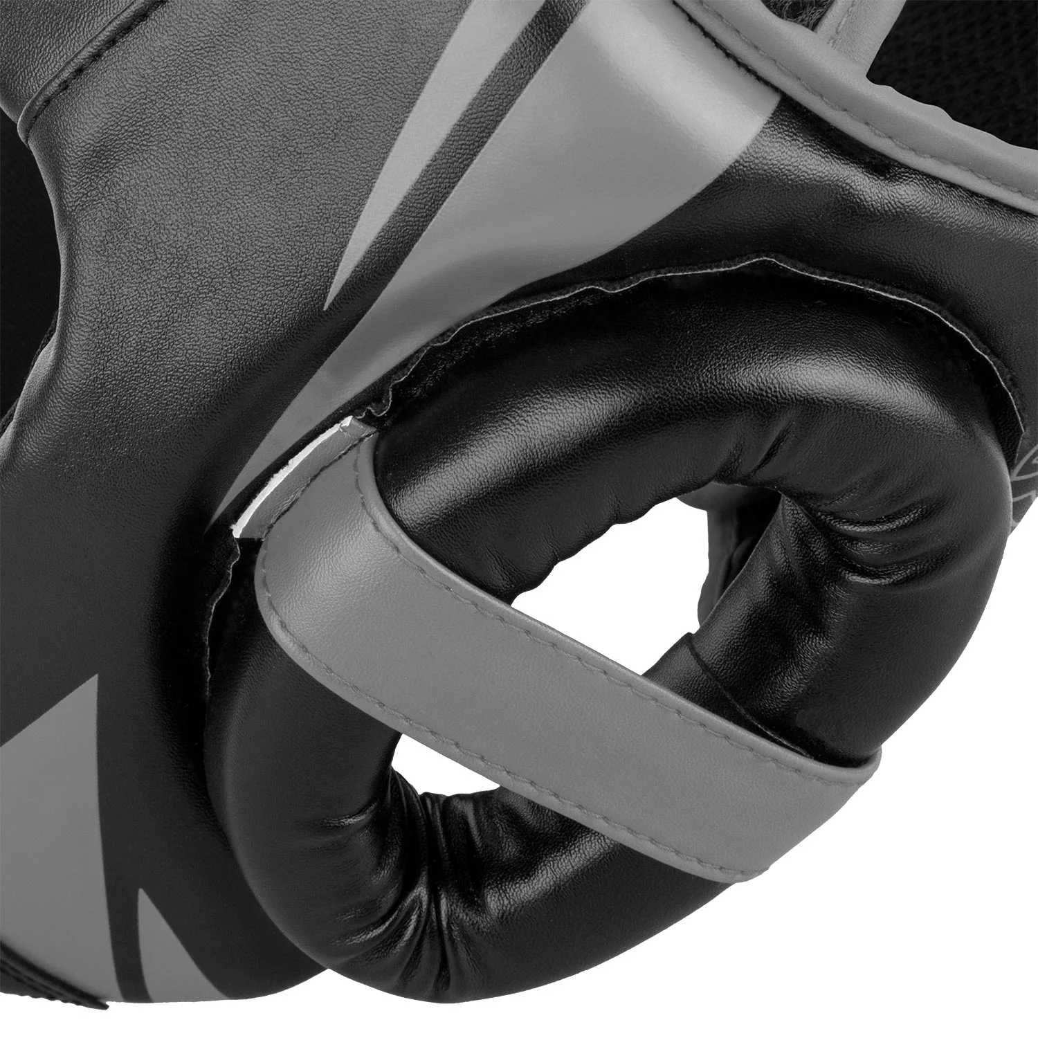 Venum Challenger Open Face Headgear - Black/Grey - Image 6