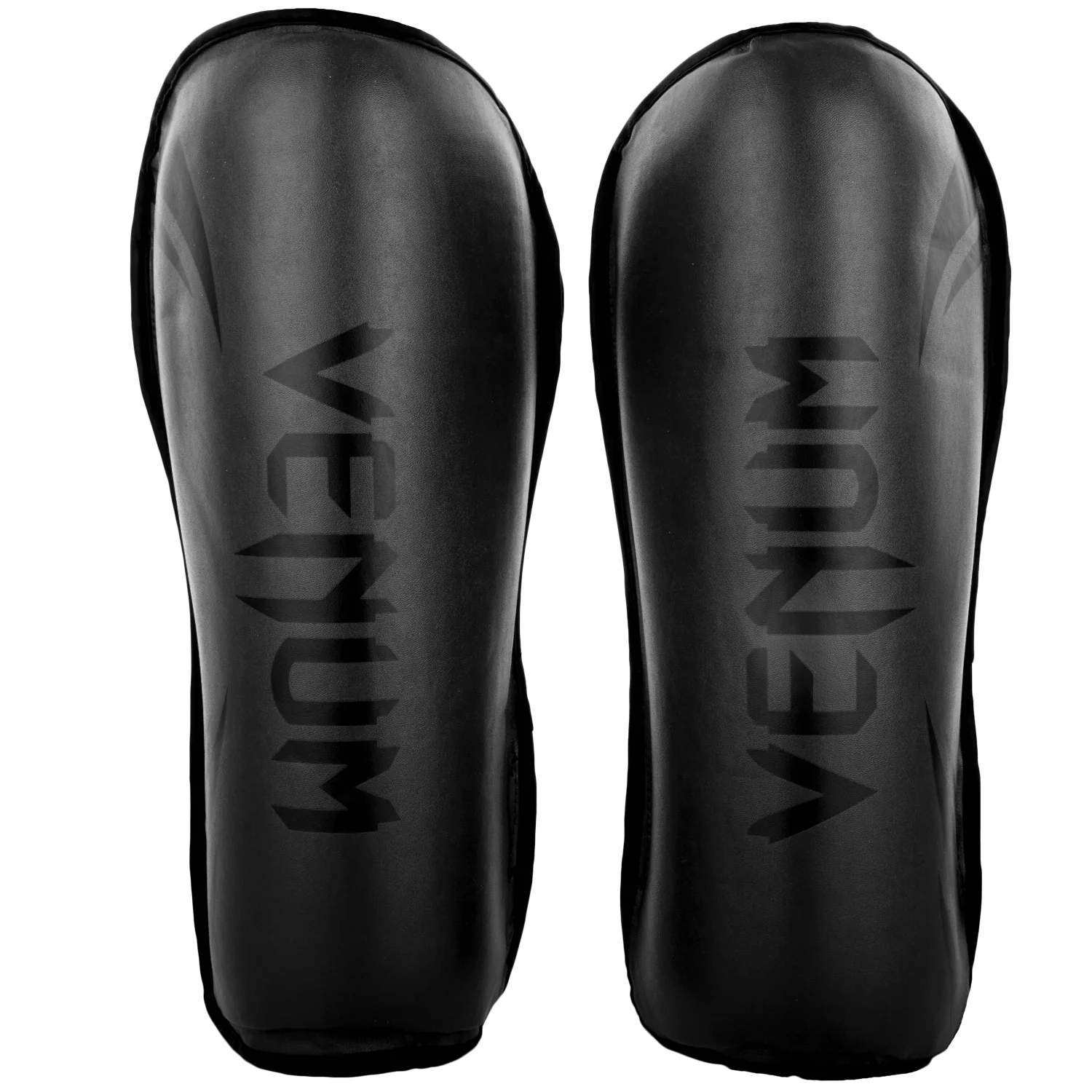 Venum Challenger Shin guards - Black/Black - Image 2