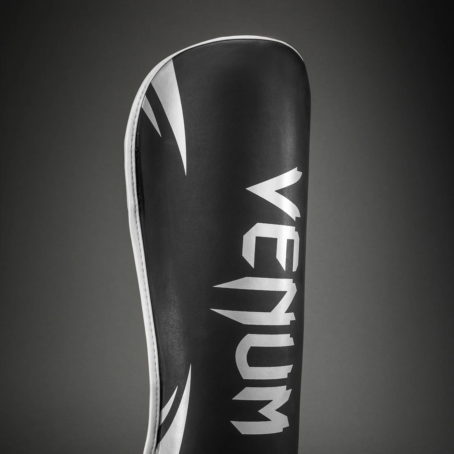 Venum Challenger Standup Shin Guards - Black/Silver - Image 3