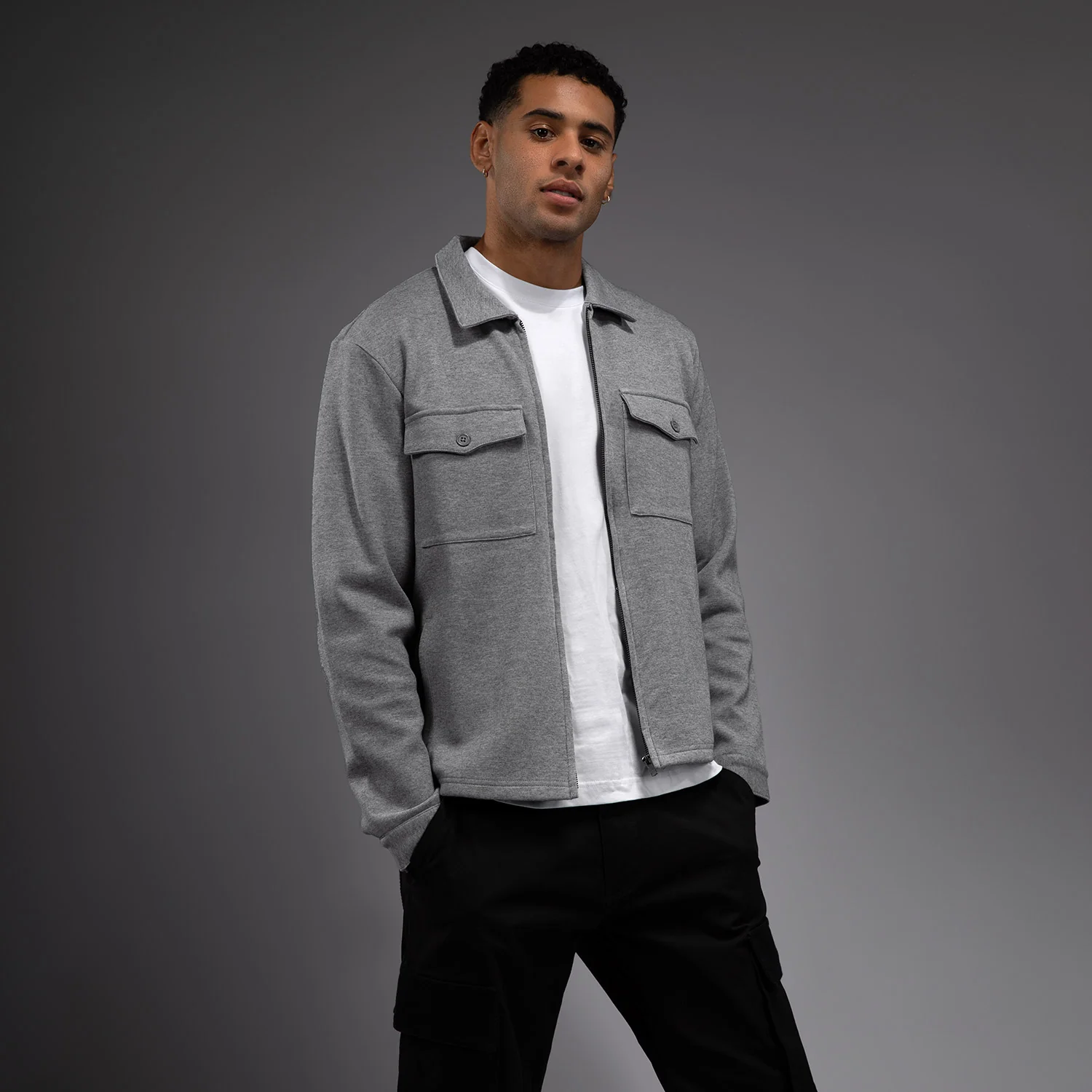 Venum City Core Jacket - Cloud Grey - Image 2