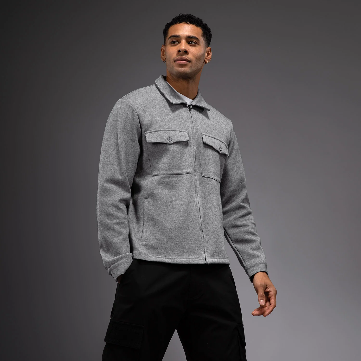 Venum City Core Jacket - Cloud Grey - Image 6