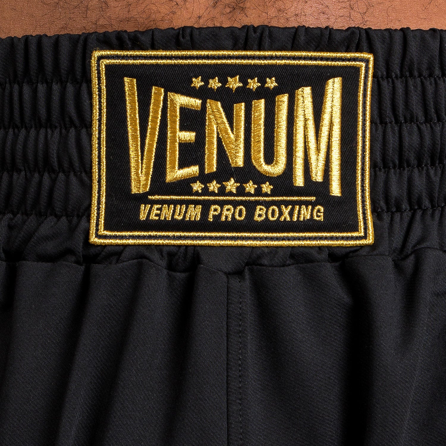 Venum Classic Boxing Shorts - Black/Gold - Image 8