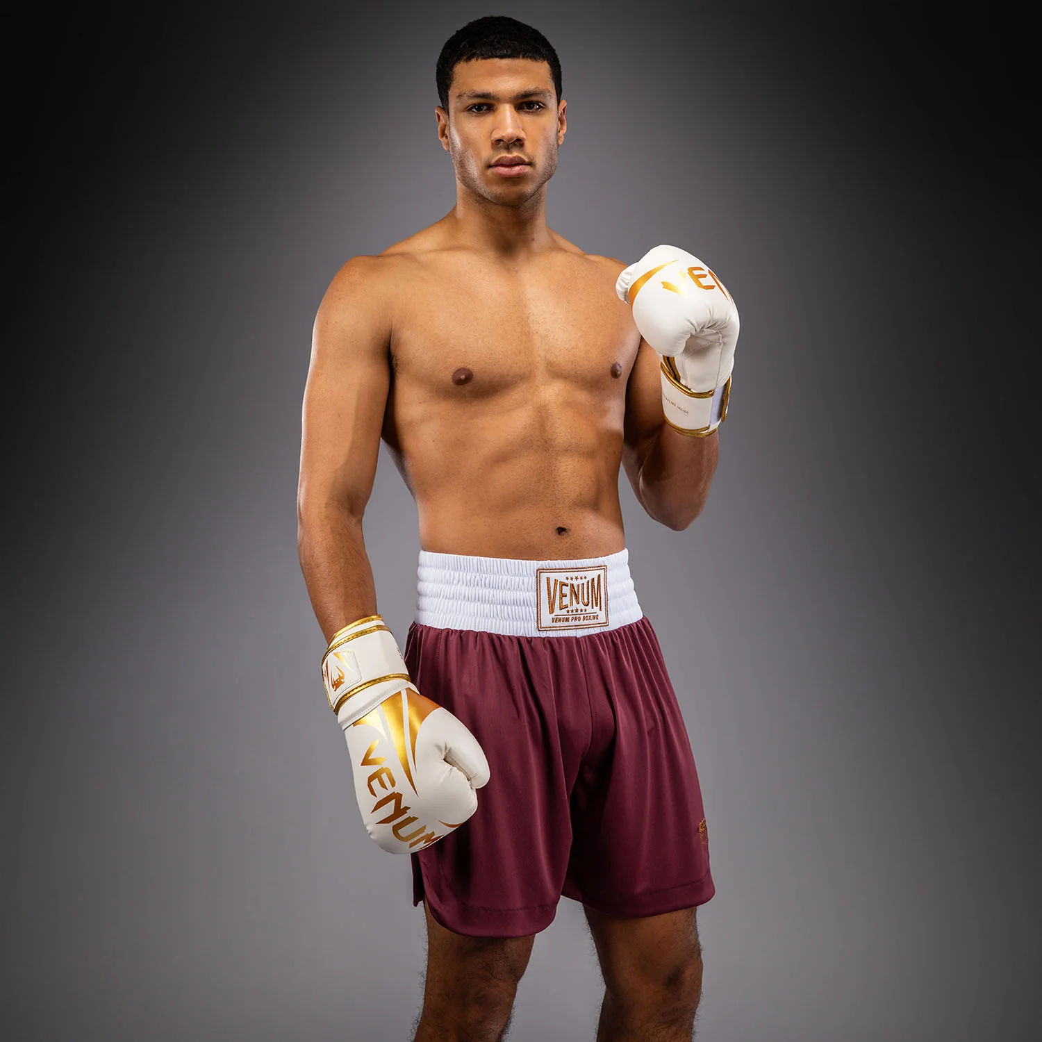 Venum Classic Boxing Shorts - Burgundy - Image 7