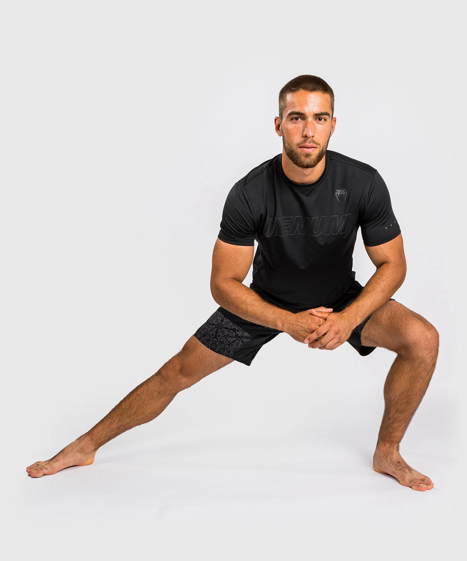 Venum Classic Evo Dry Tech T-Shirt - Black/Black Reflective - Image 3