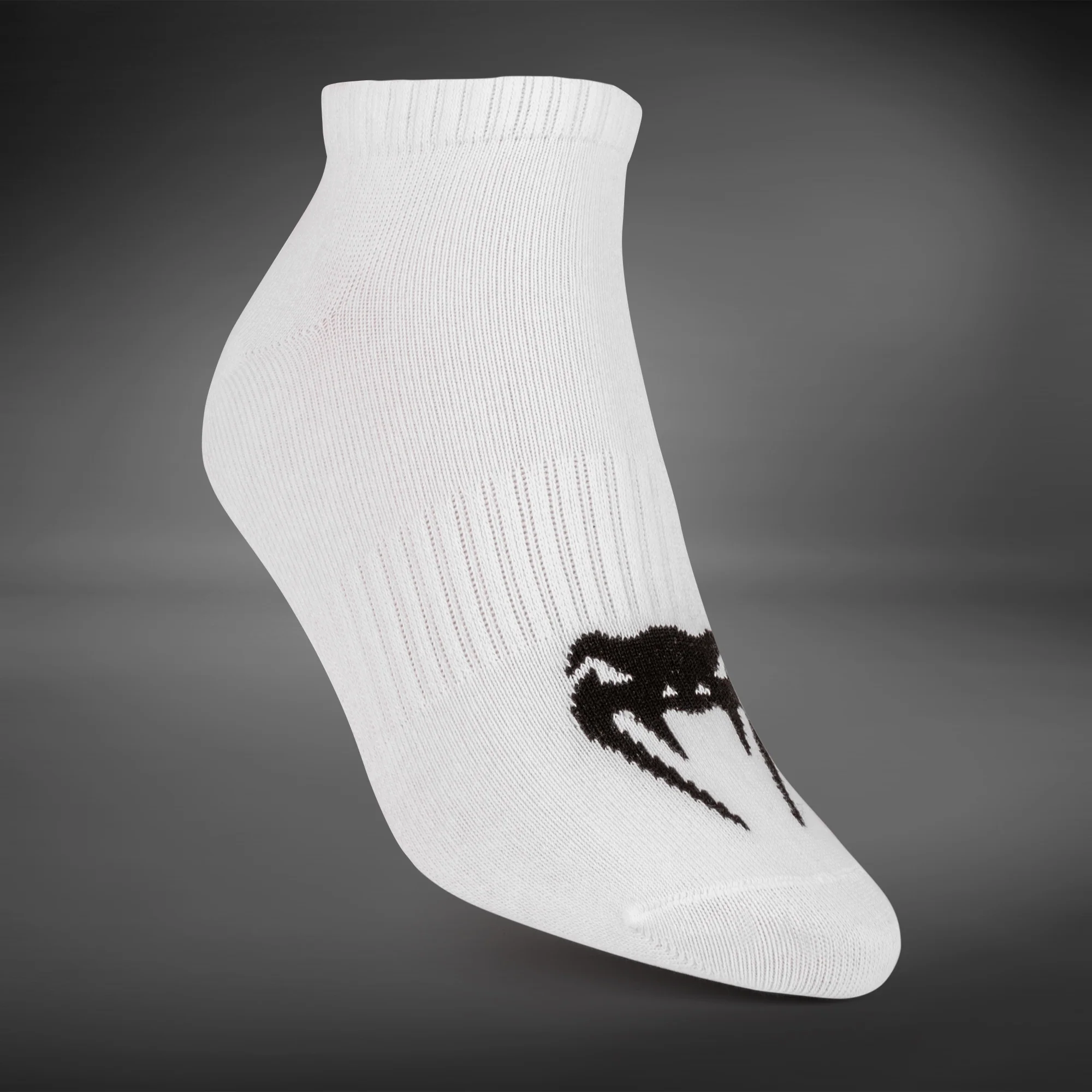 Venum Classic Footlet Sock - set of 3 - White/Black - Image 2