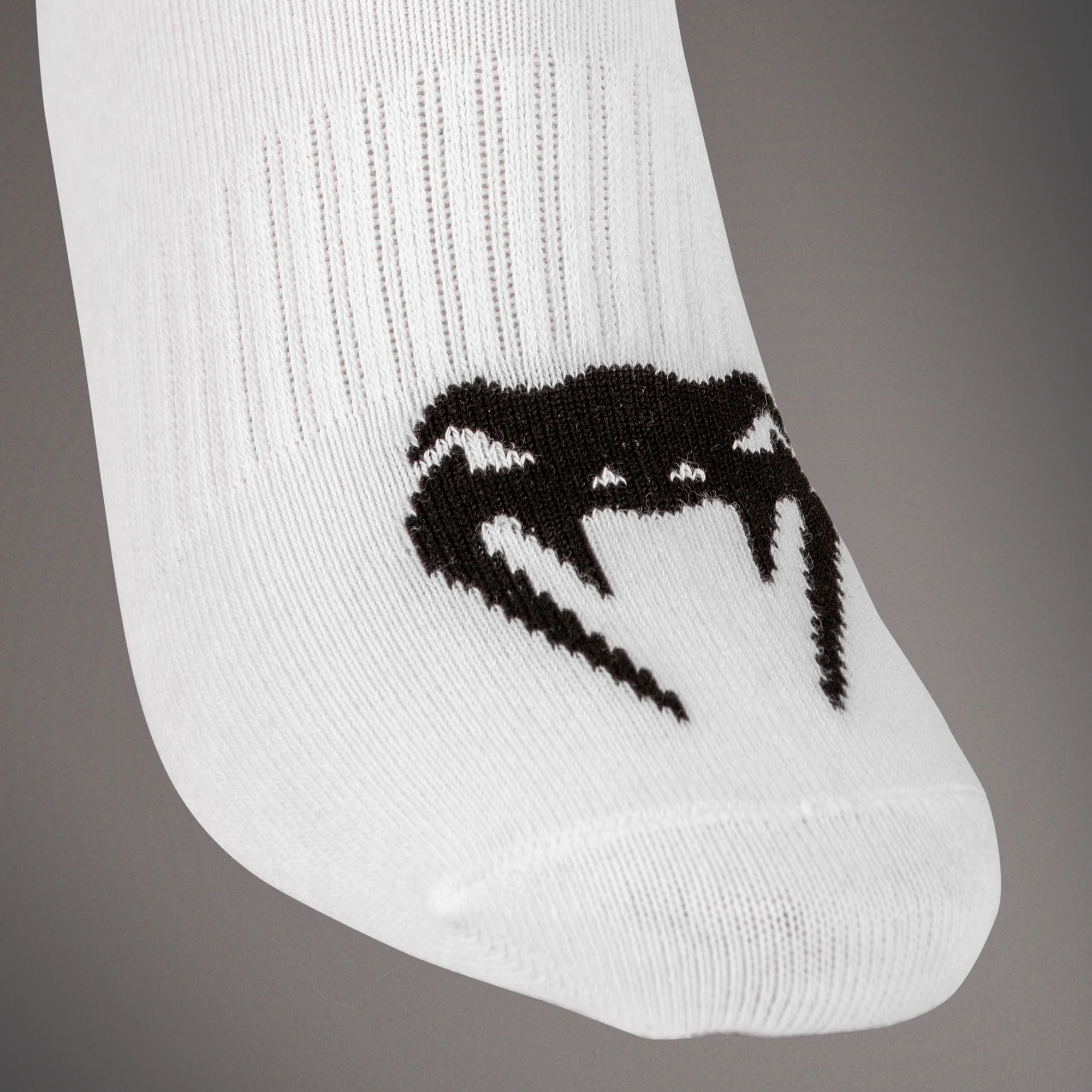 Venum Classic Footlet Sock - set of 3 - White/Black - Image 4