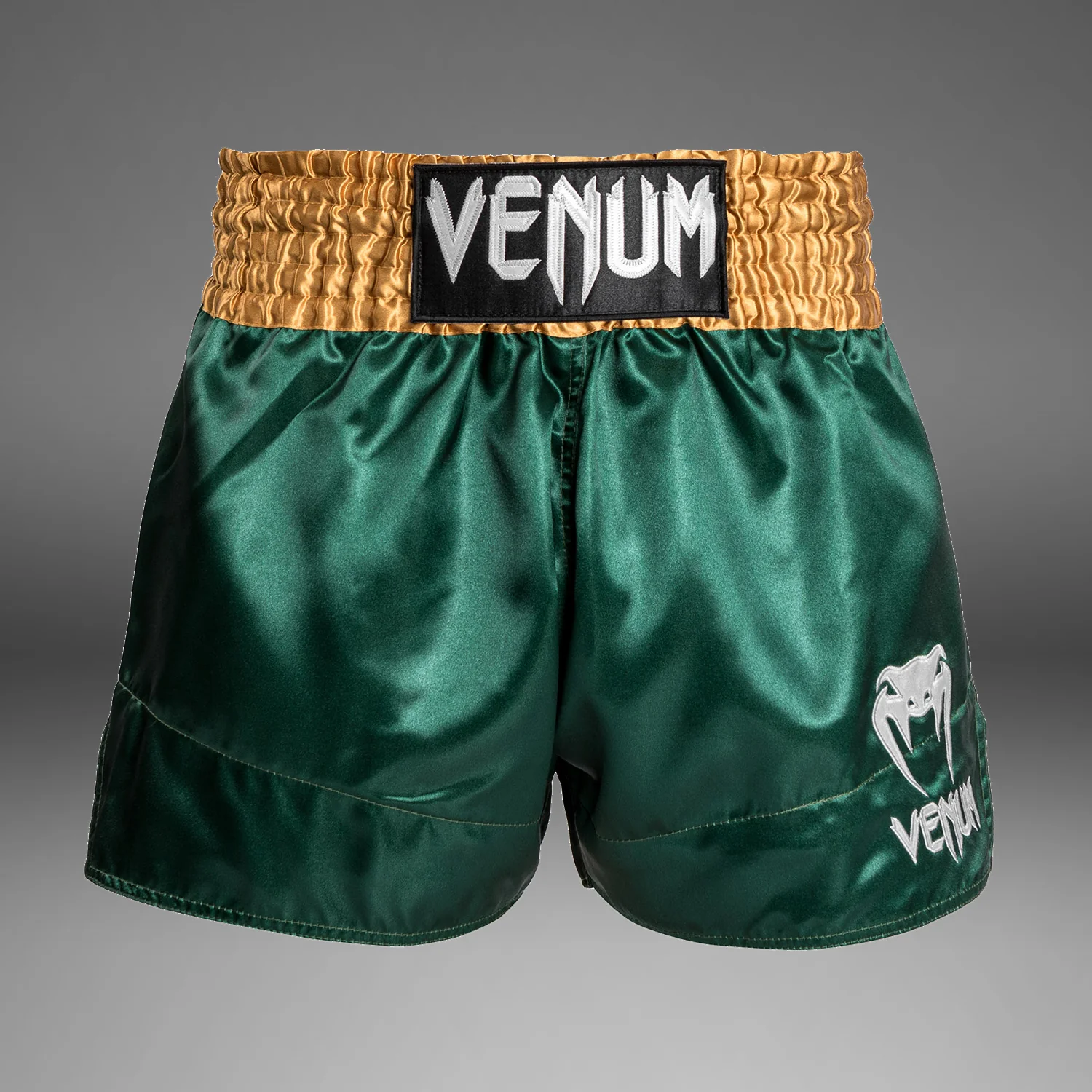 Venum Classic Muay Thaï Short - Green/Gold/White