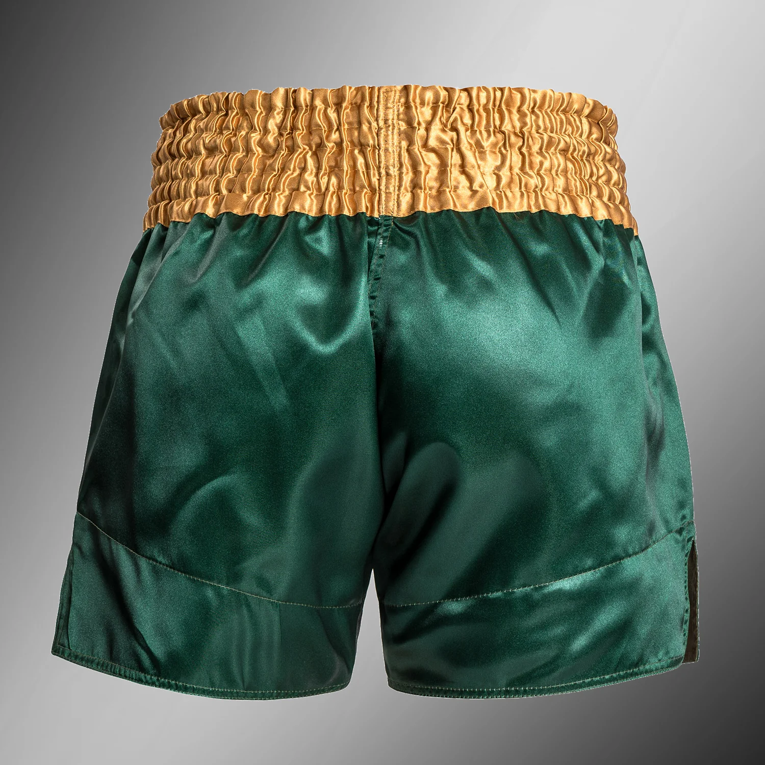 Venum Classic Muay Thaï Short - Green/Gold/White - Image 4