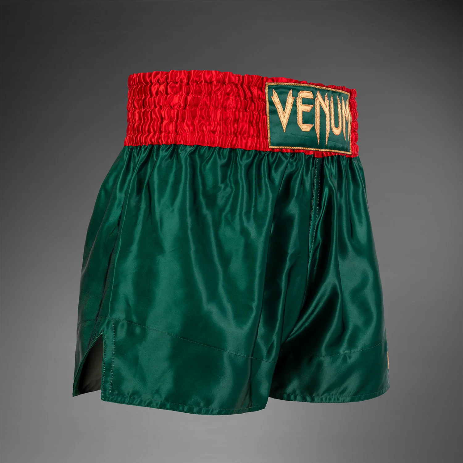Venum Classic Muay Thai Shorts - Deep Forest Green - Image 4