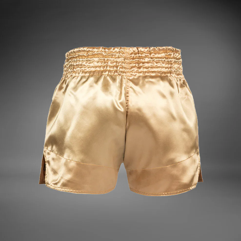 Venum Classic Muay Thai Shorts - Gold/Black - Image 2