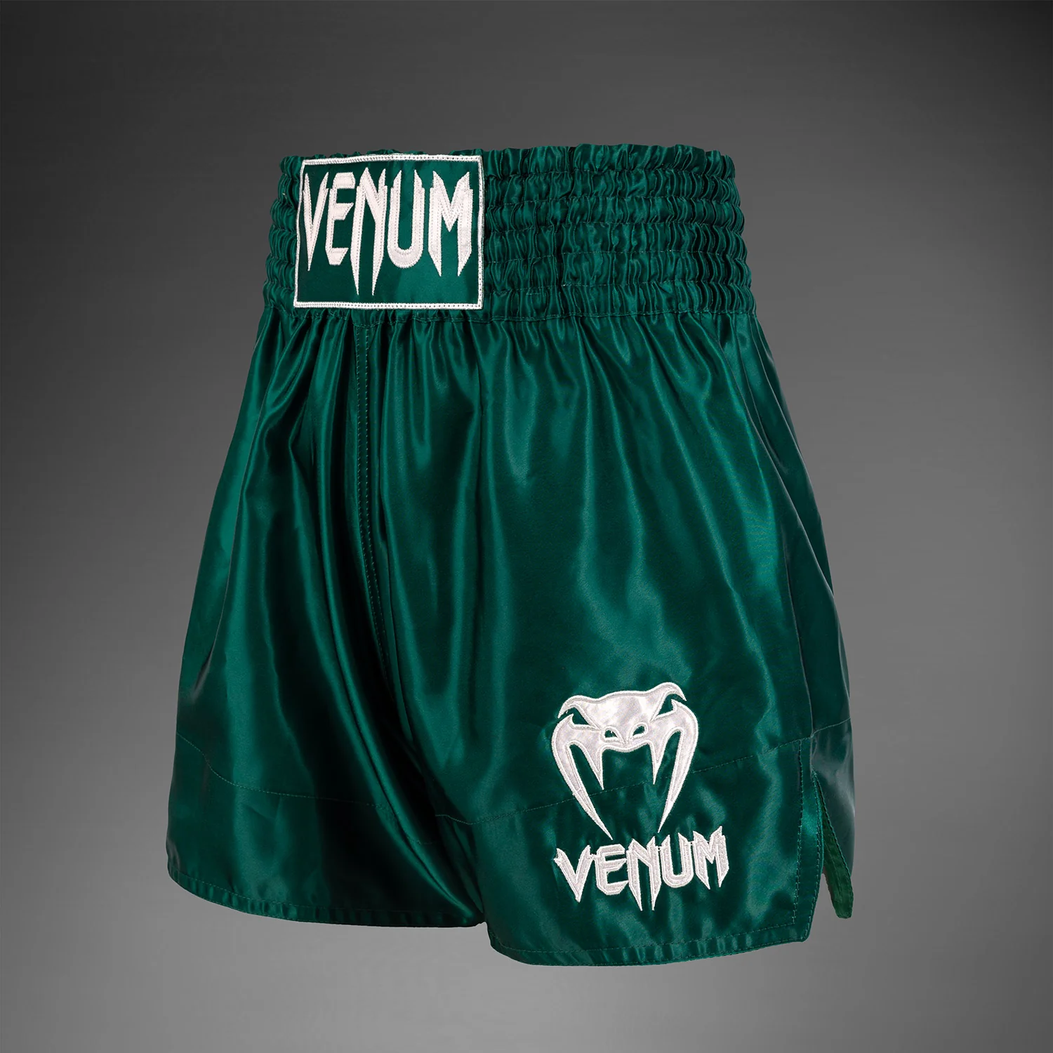 Venum Classic Muay Thai Shorts - Forest Green - Image 4