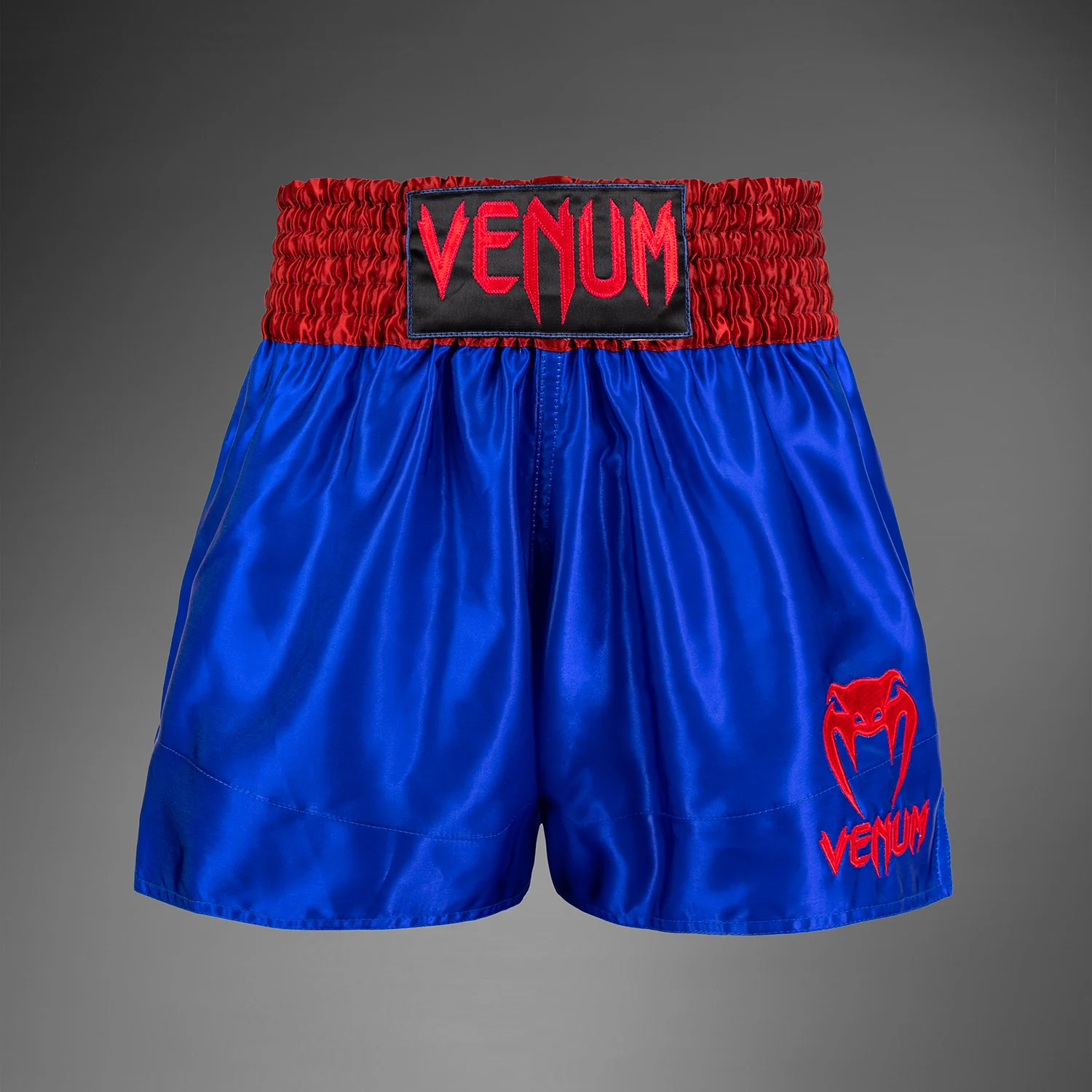 Venum Classic Muay Thai Shorts - Navy Blue/Red