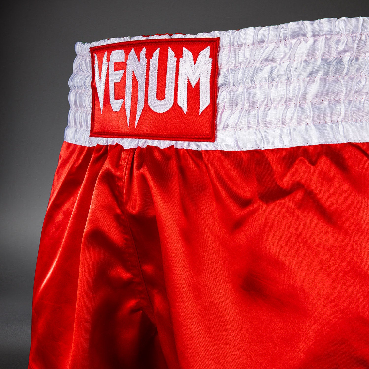 Venum Classic Muay Thai Shorts - Red - Image 6