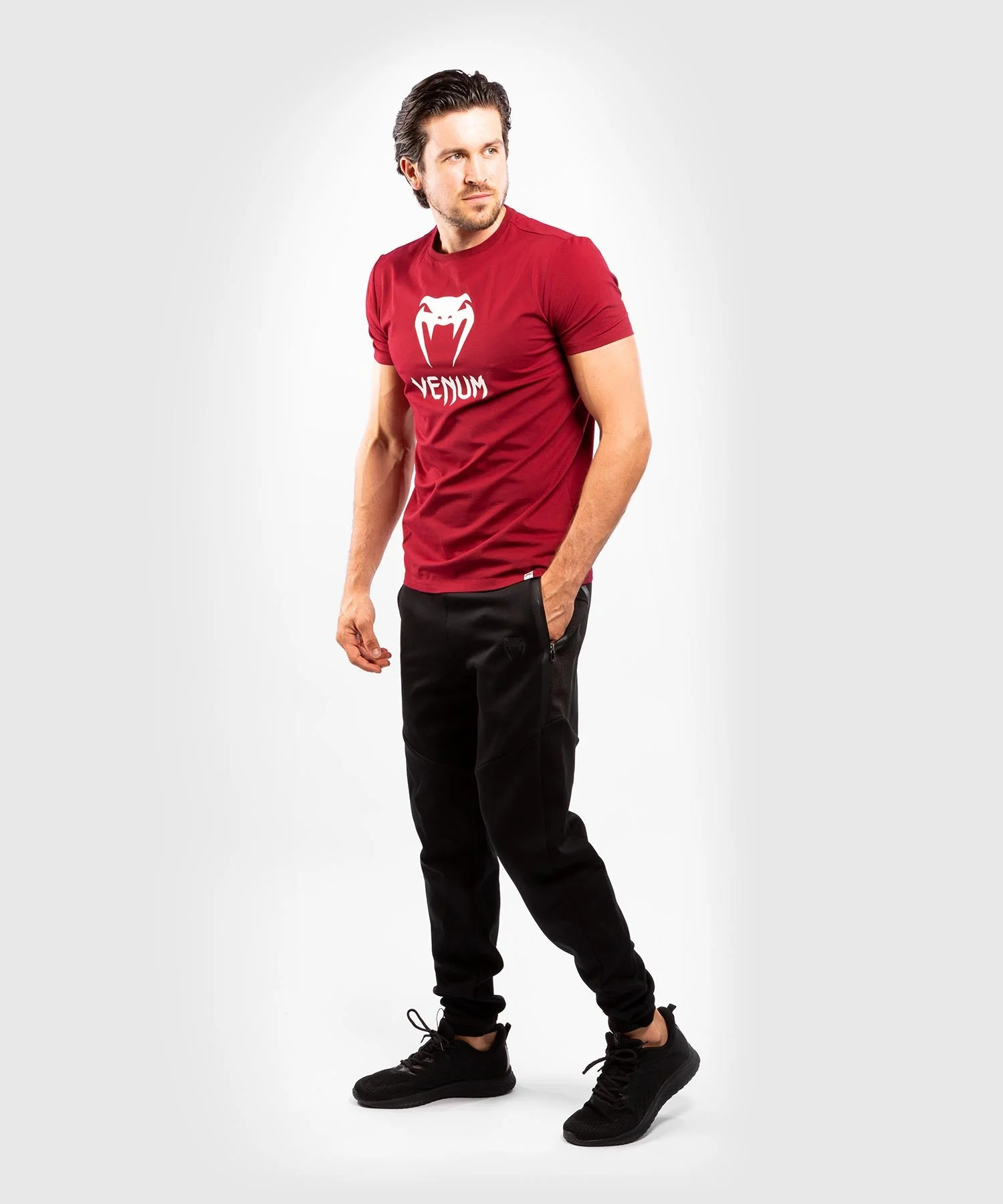 Venum Classic T-shirt - Burgundy - Image 5