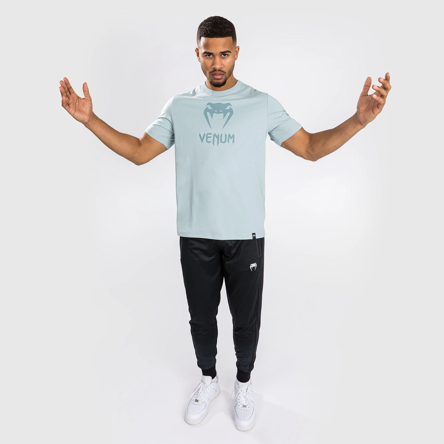 Venum Classic T-Shirt - Clearwater Blue/Clearwater Blue - Image 4