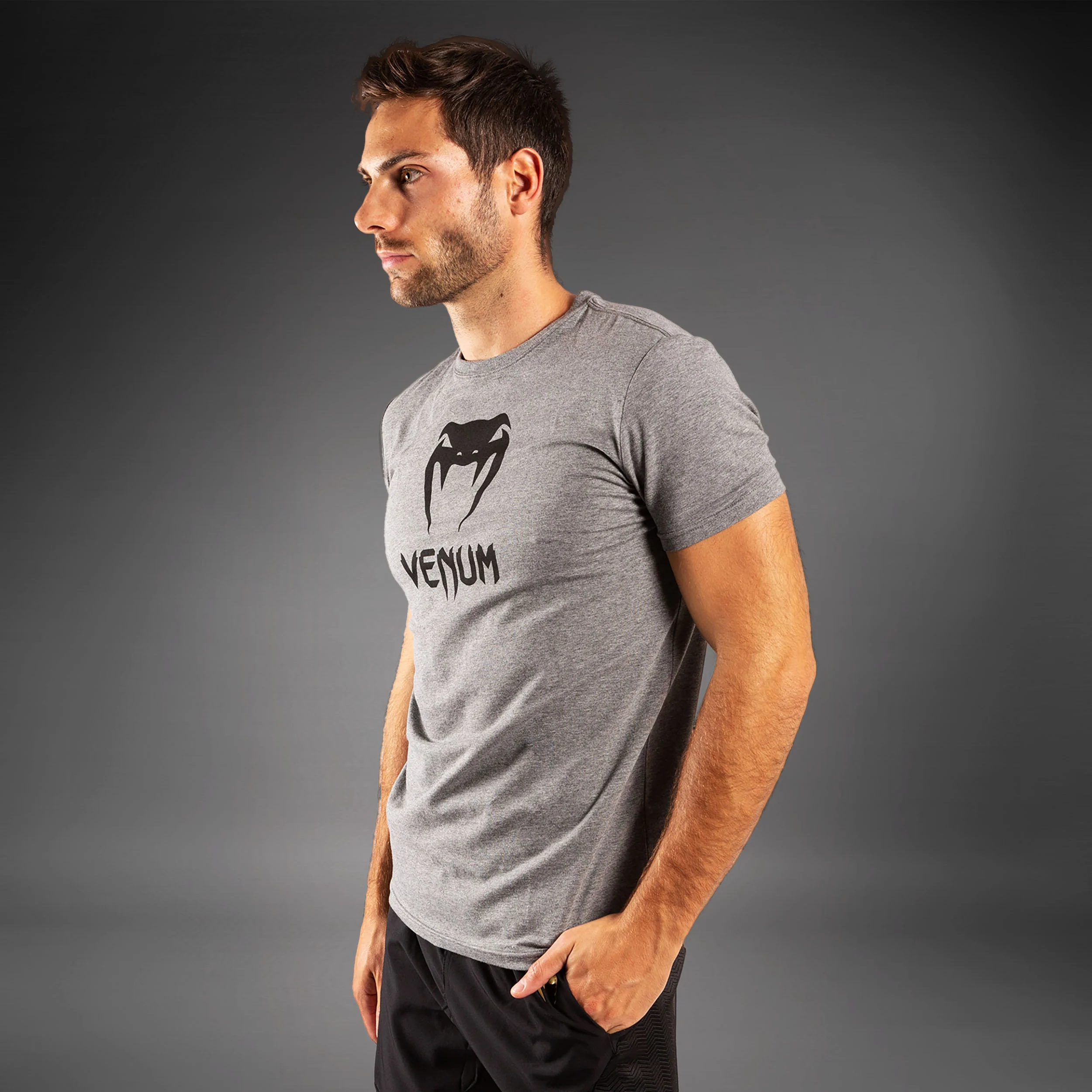Venum Classic T-shirt - Heather Grey - Image 3